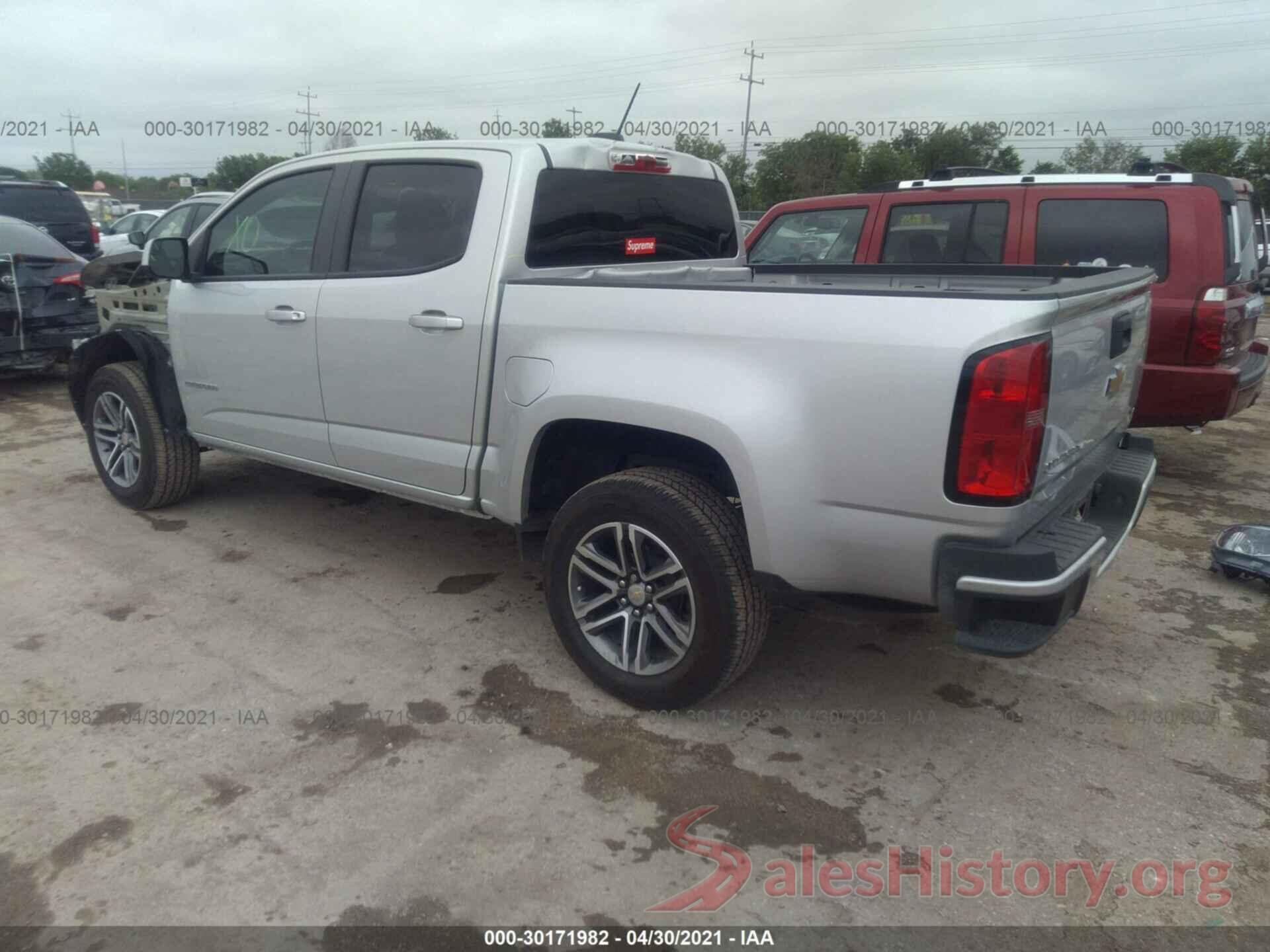 1GCGSBEN8L1213348 2020 CHEVROLET COLORADO