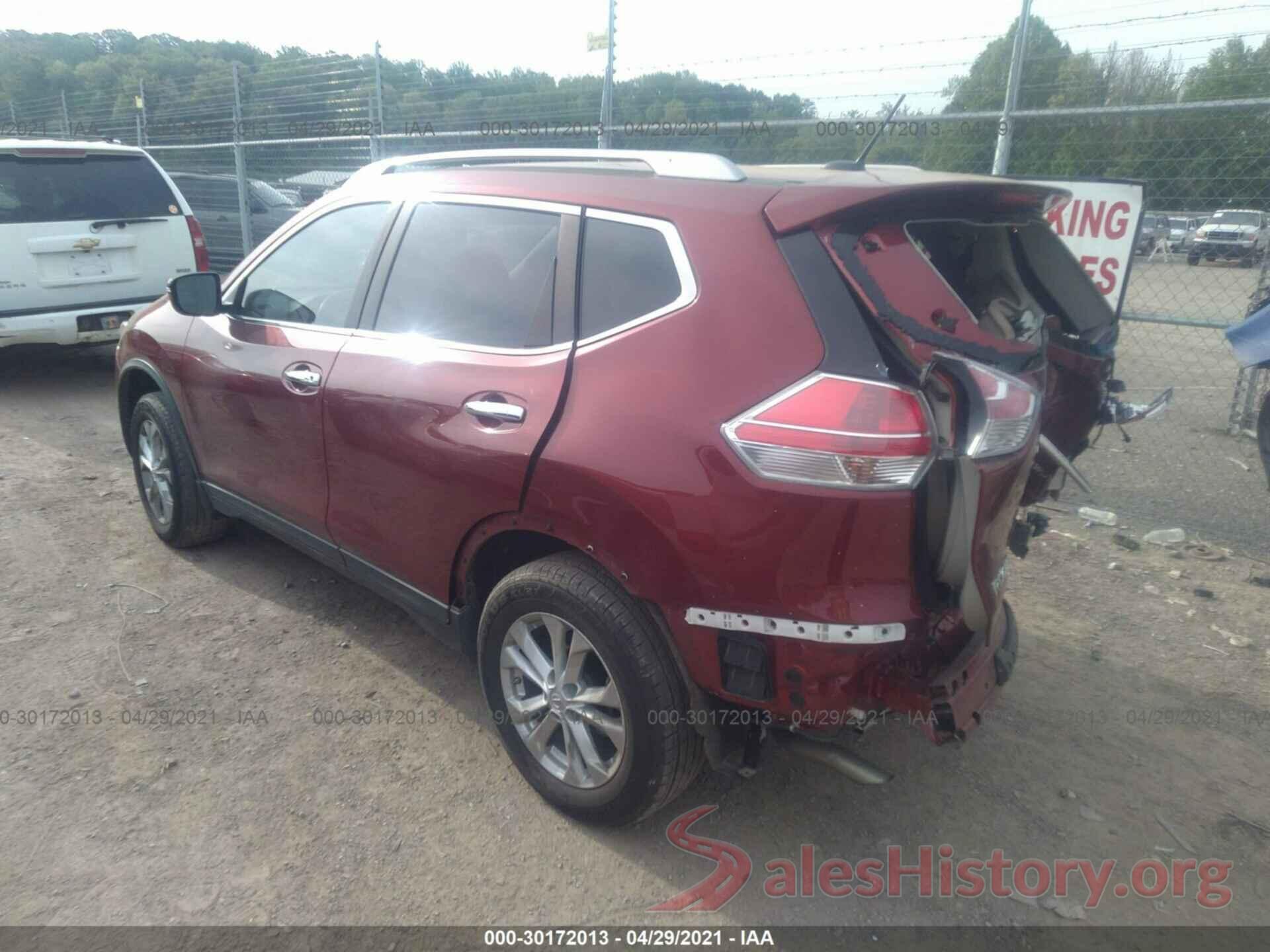 KNMAT2MV8GP601915 2016 NISSAN ROGUE