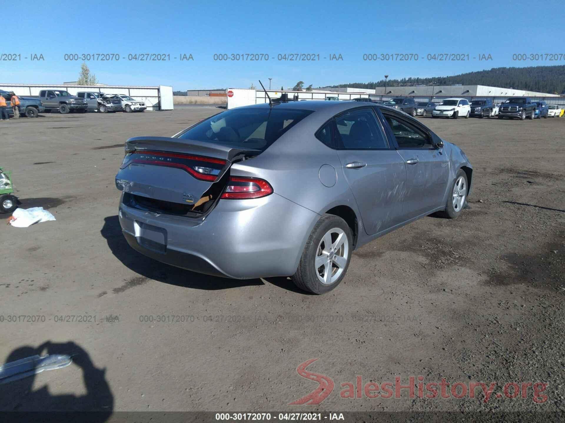 1C3CDFBA8GD623321 2016 DODGE DART