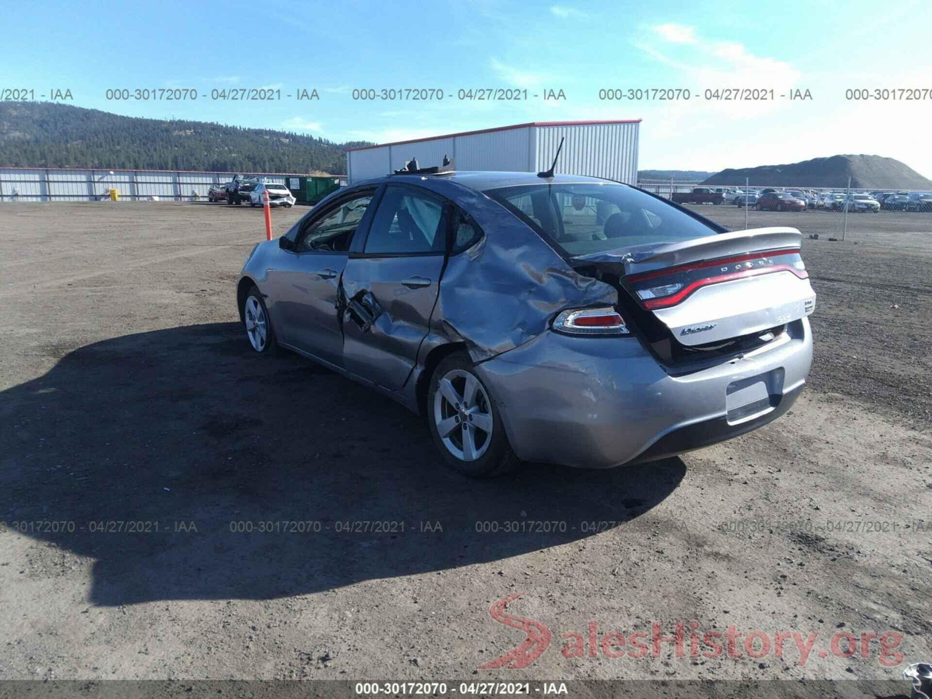 1C3CDFBA8GD623321 2016 DODGE DART