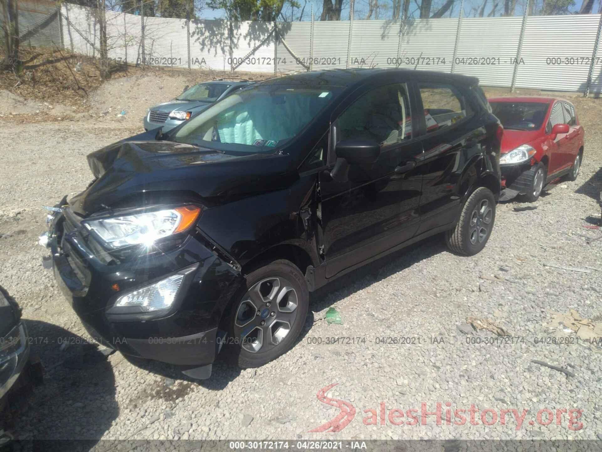 MAJ6S3FL2KC301867 2019 FORD ECOSPORT