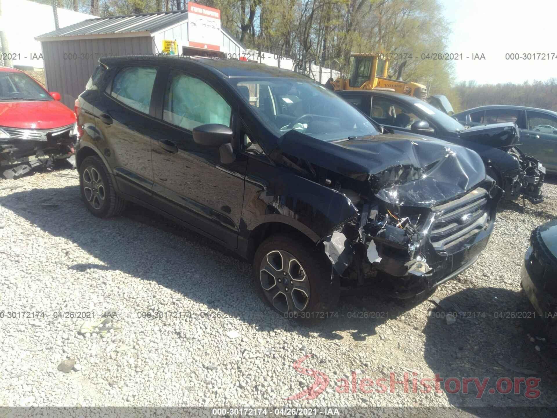 MAJ6S3FL2KC301867 2019 FORD ECOSPORT