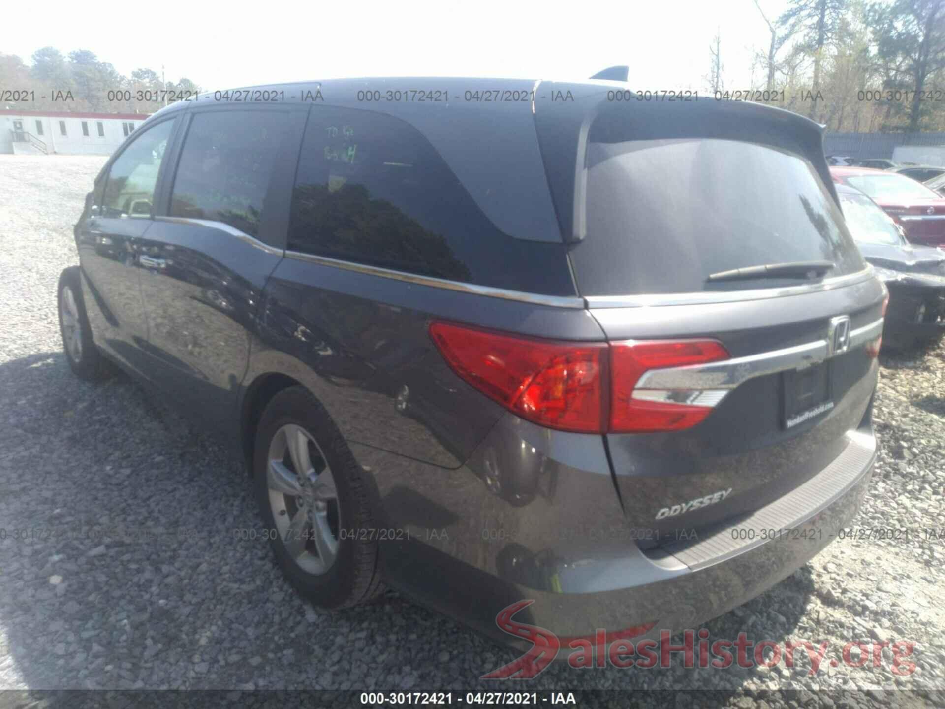 5FNRL6H76JB046891 2018 HONDA ODYSSEY