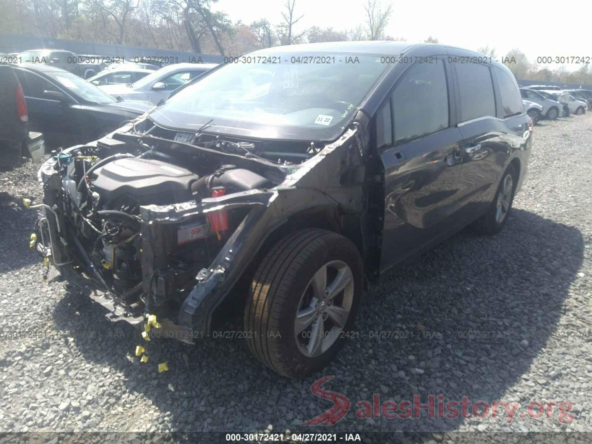 5FNRL6H76JB046891 2018 HONDA ODYSSEY