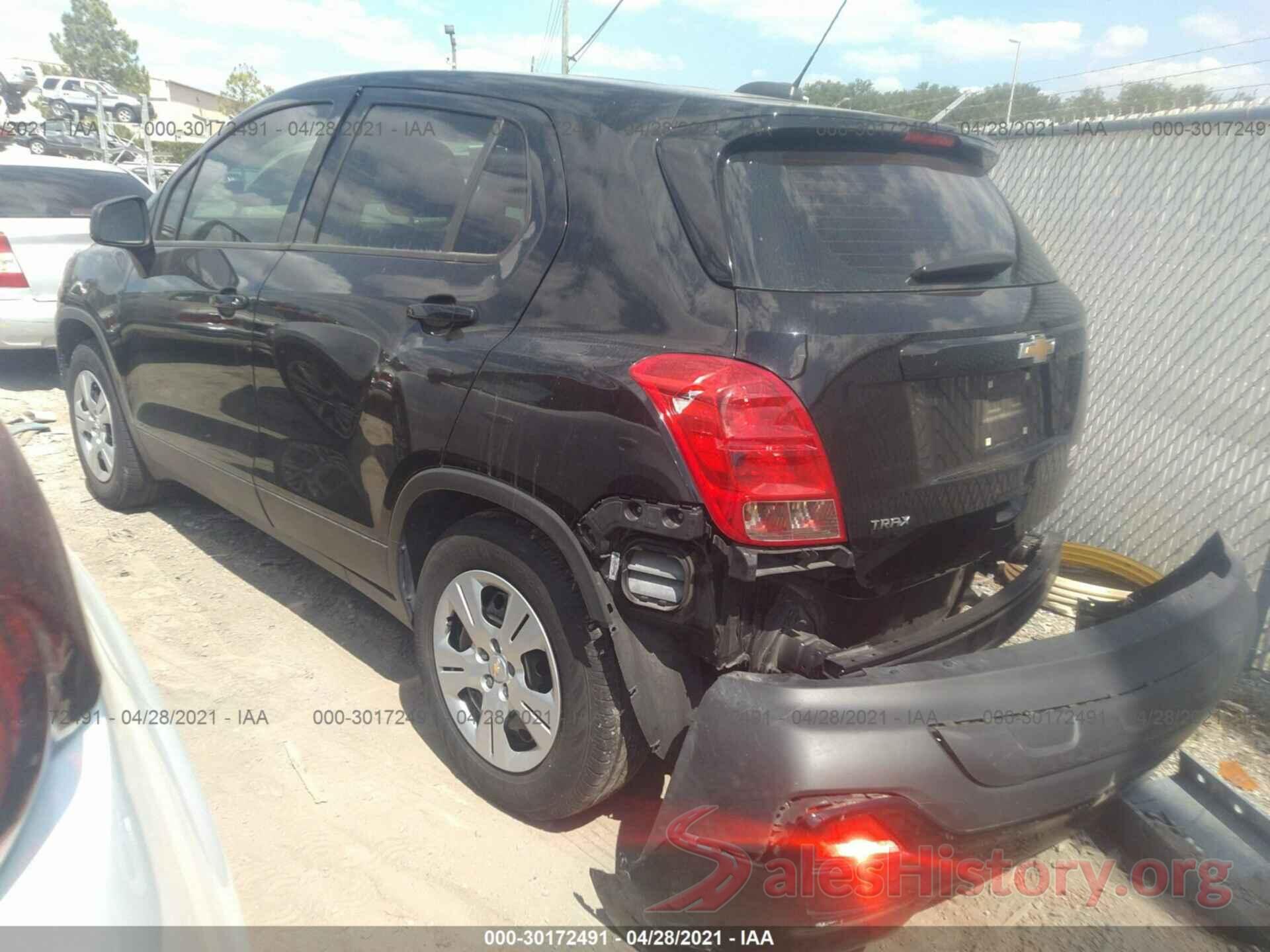 3GNCJKSB7JL227685 2018 CHEVROLET TRAX