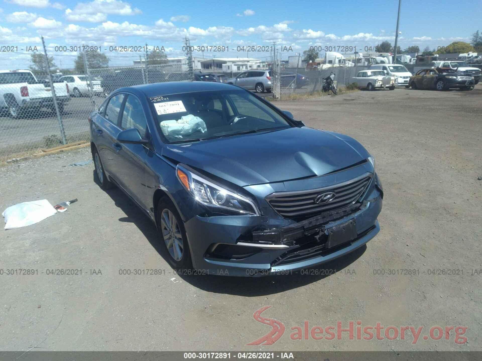 5NPE24AF0GH321236 2016 HYUNDAI SONATA