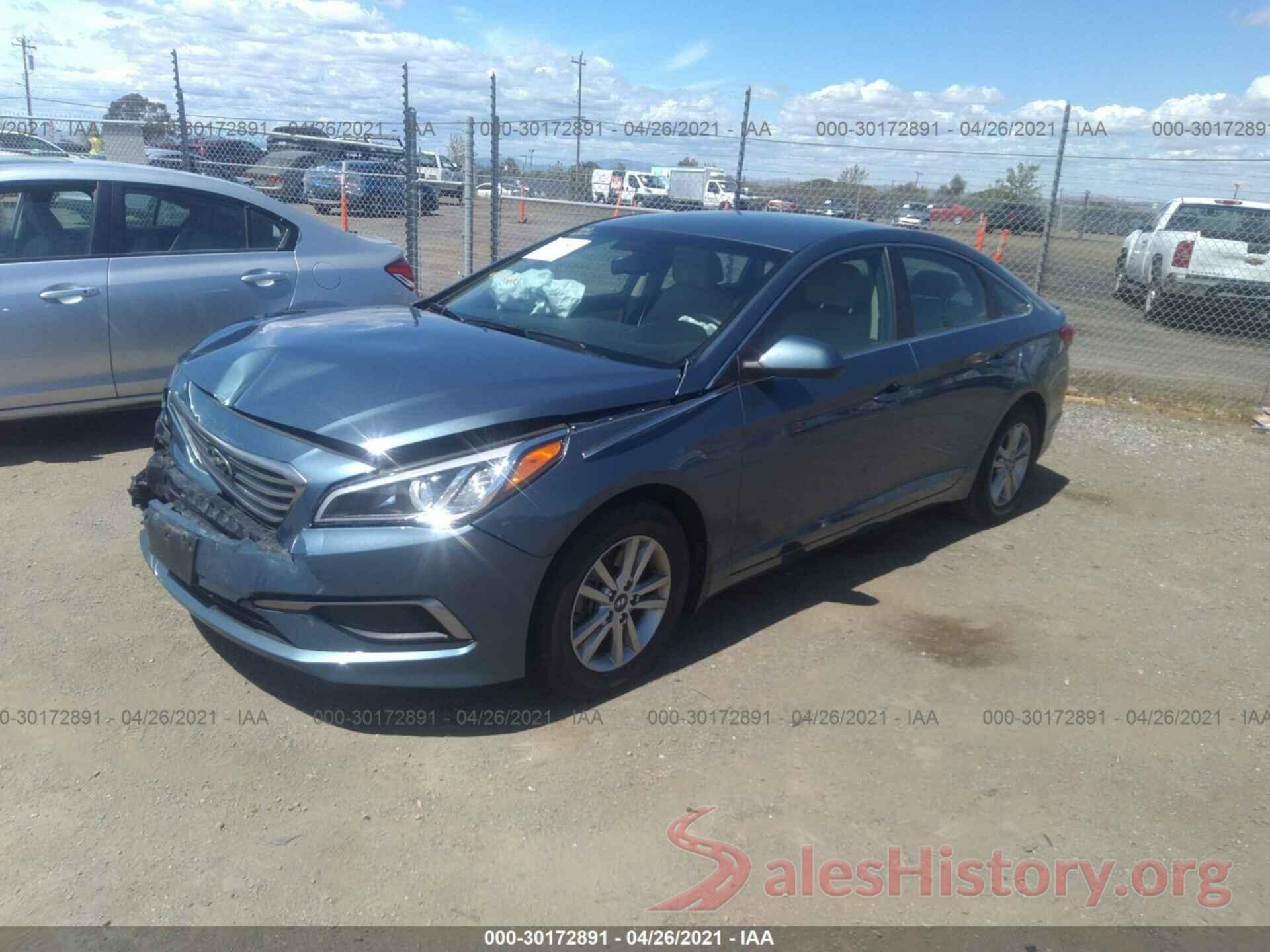 5NPE24AF0GH321236 2016 HYUNDAI SONATA