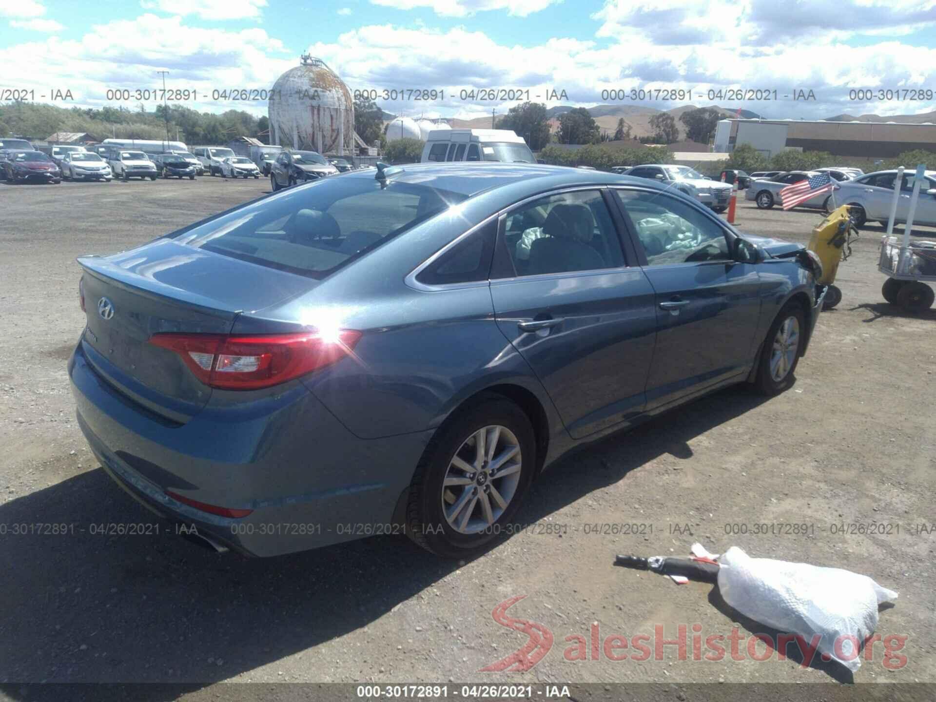 5NPE24AF0GH321236 2016 HYUNDAI SONATA