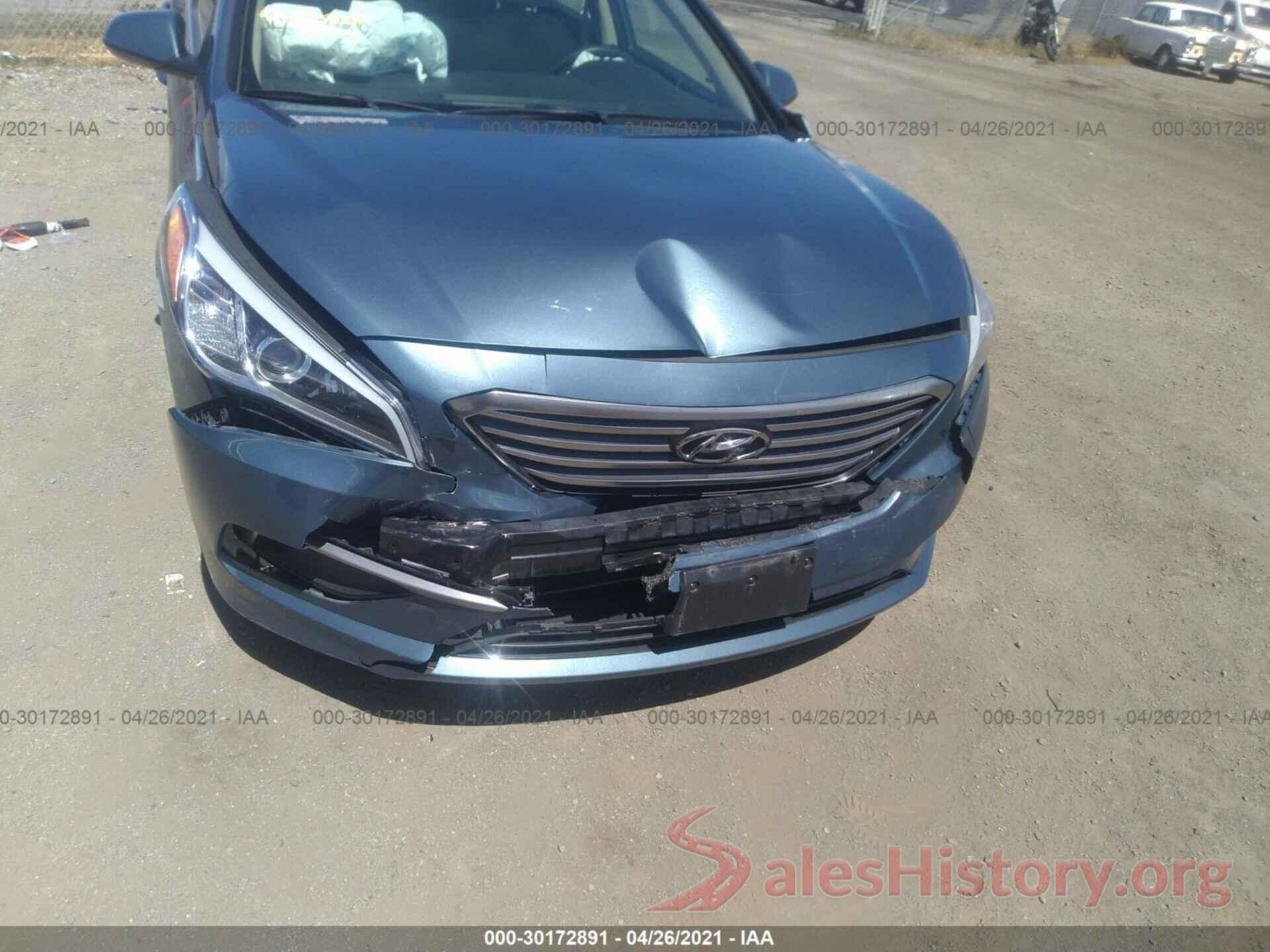 5NPE24AF0GH321236 2016 HYUNDAI SONATA