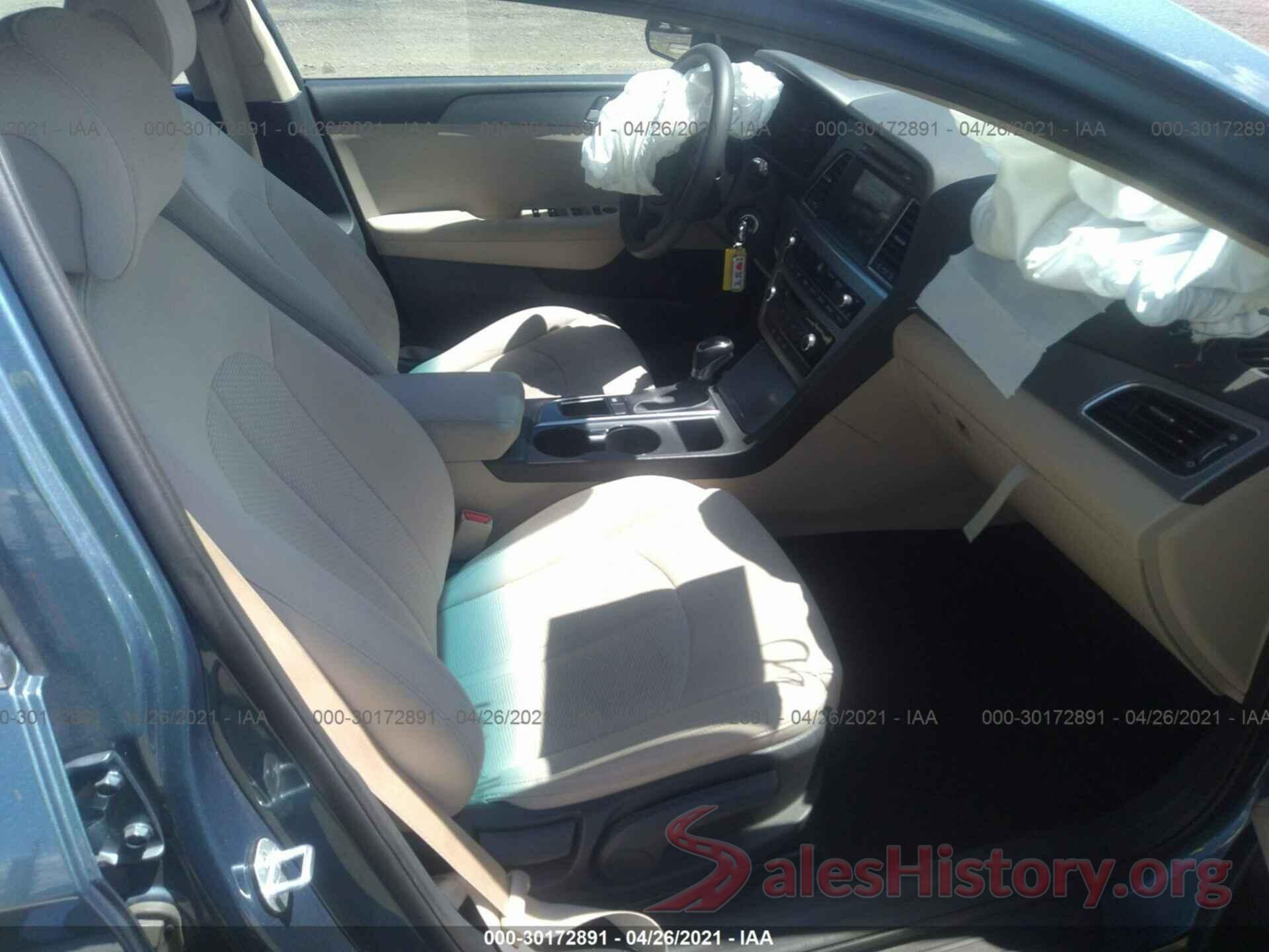 5NPE24AF0GH321236 2016 HYUNDAI SONATA