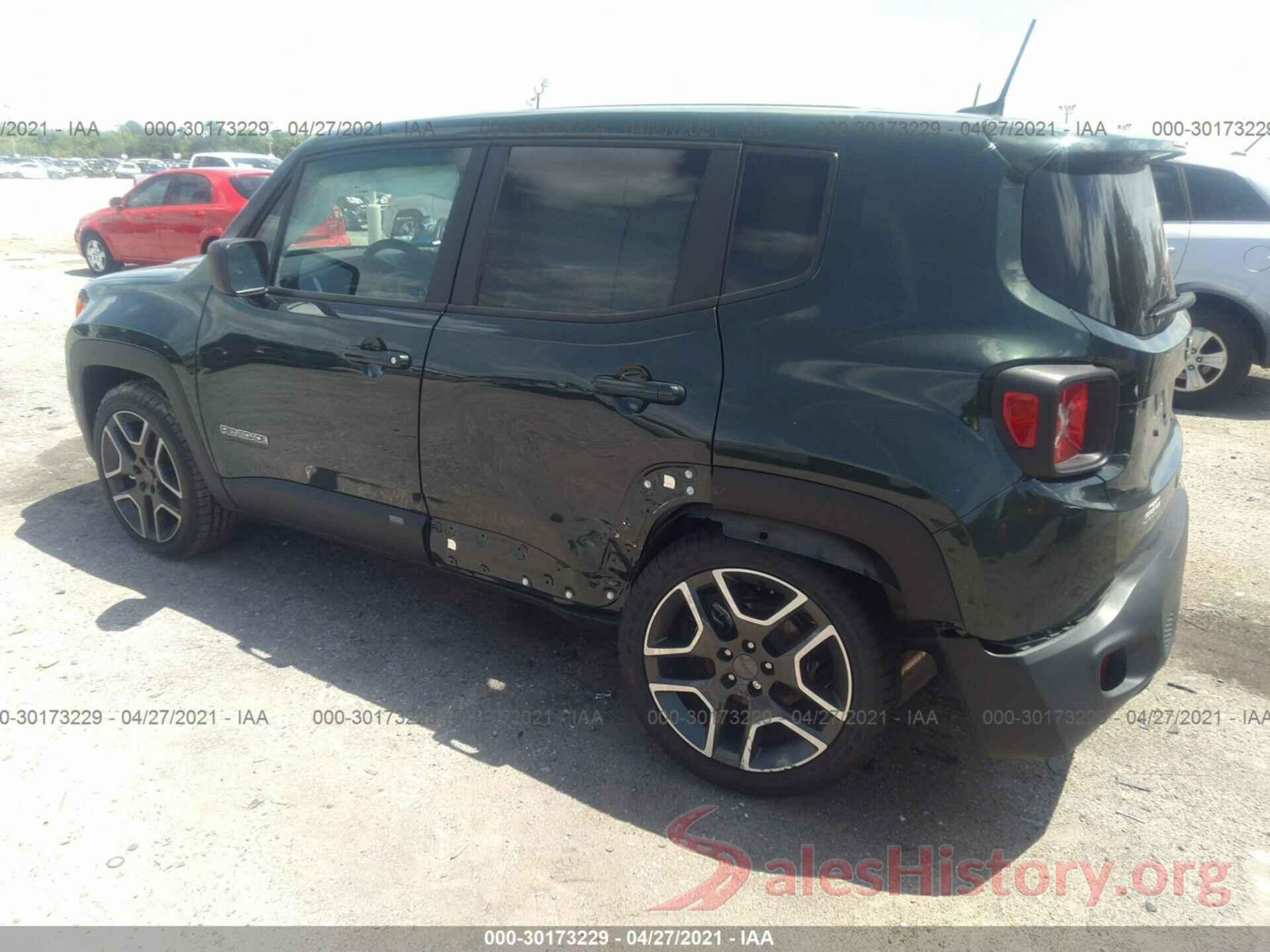 ZACNJCAB3MPM27836 2021 JEEP RENEGADE