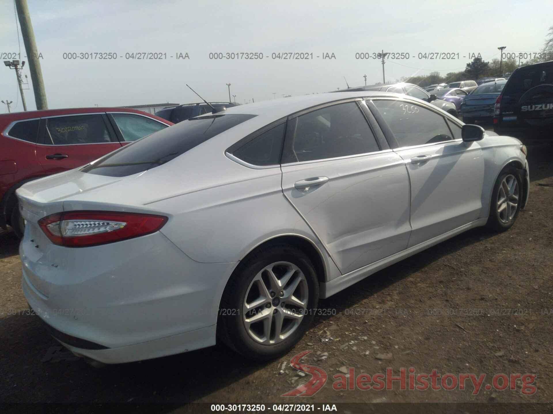 3FA6P0H7XGR238137 2016 FORD FUSION