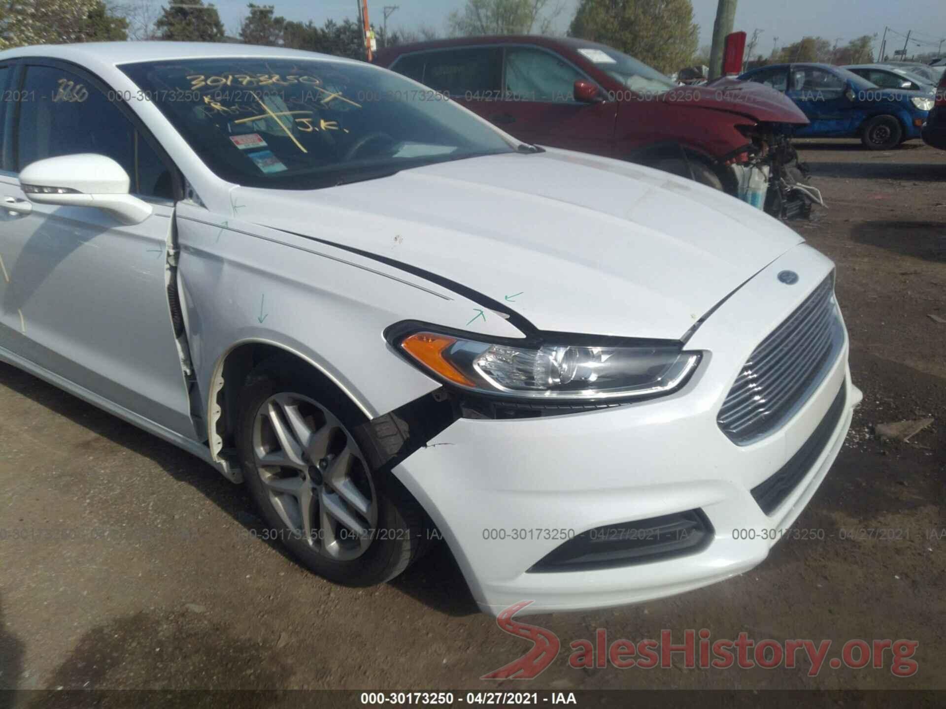 3FA6P0H7XGR238137 2016 FORD FUSION