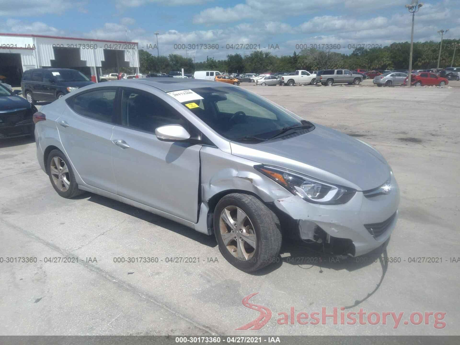 5NPDH4AE3GH774722 2016 HYUNDAI ELANTRA