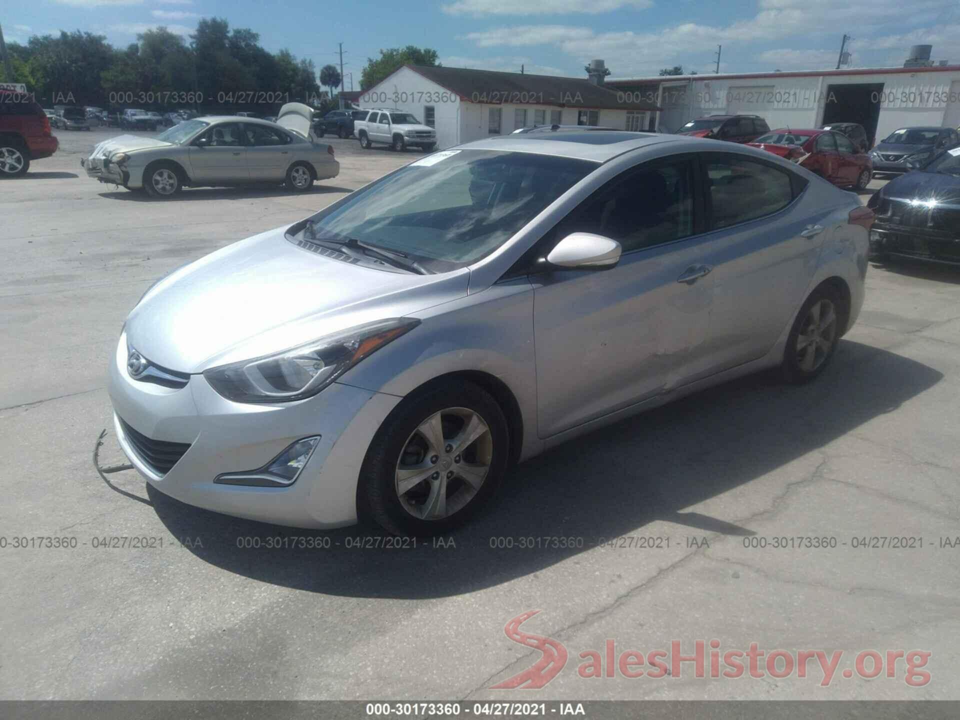 5NPDH4AE3GH774722 2016 HYUNDAI ELANTRA