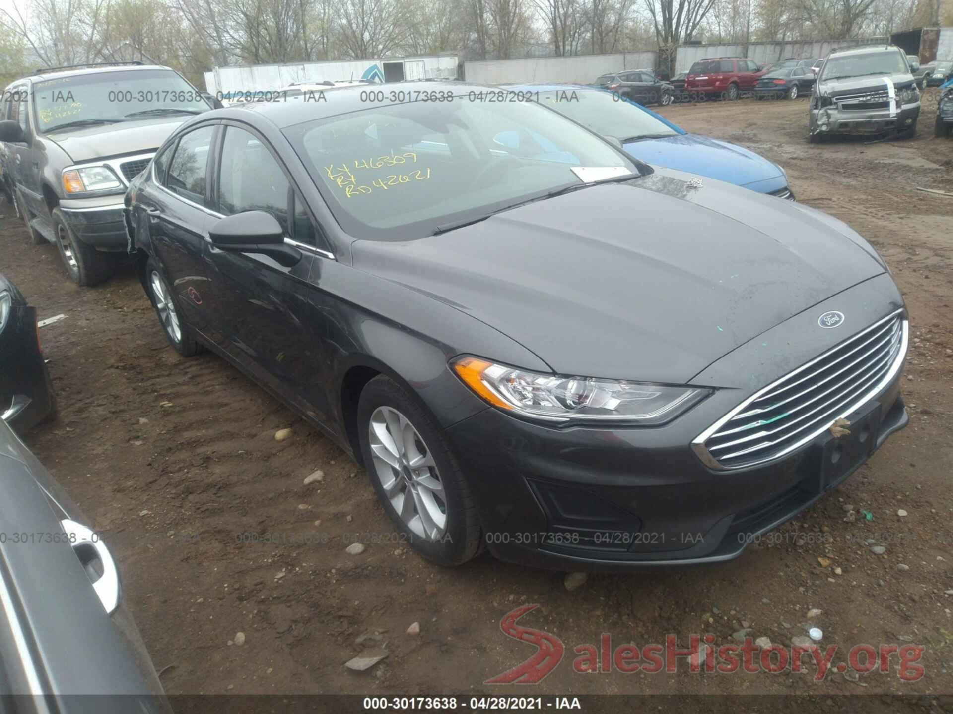 3FA6P0HD7KR180020 2019 FORD FUSION