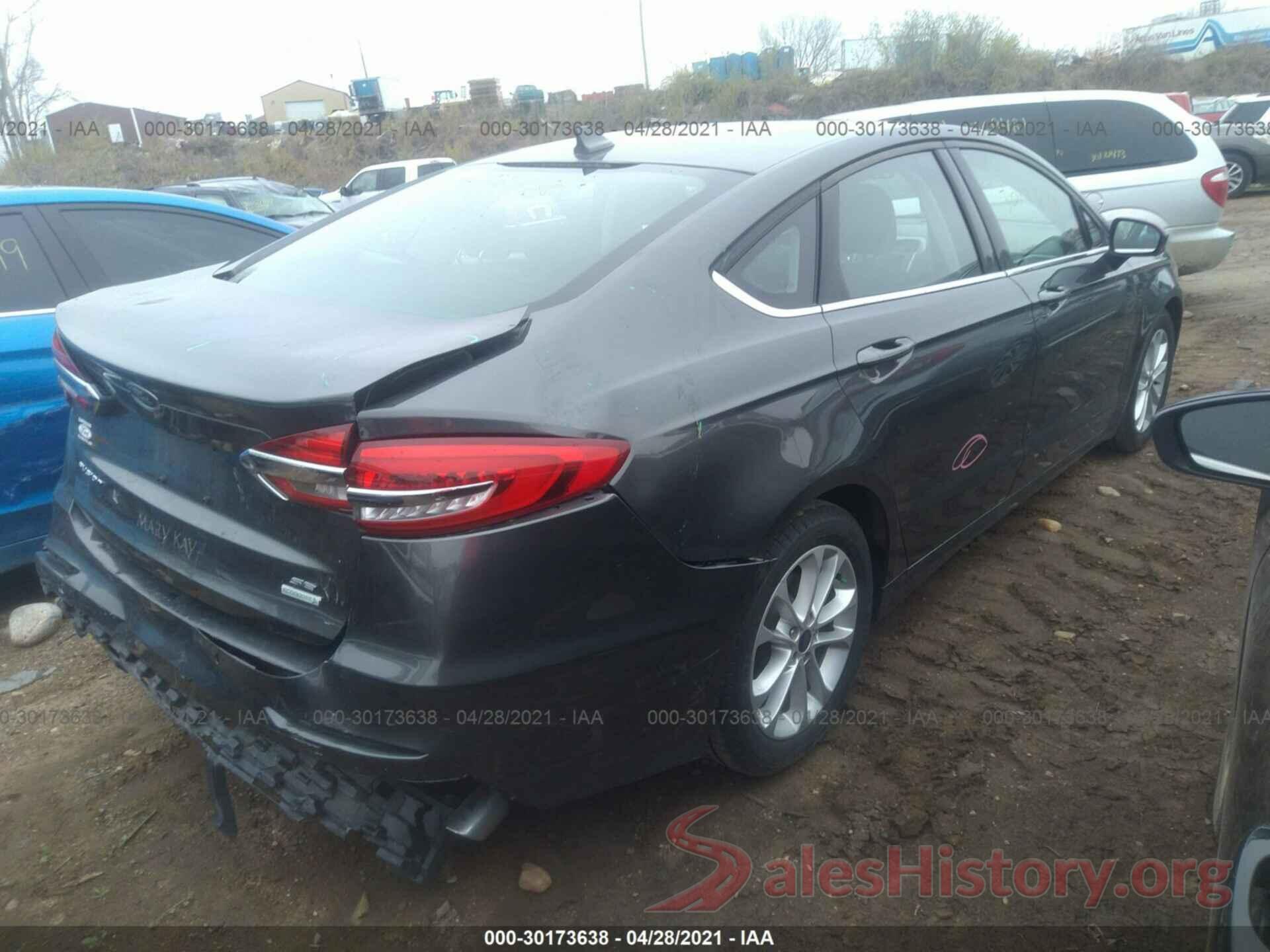 3FA6P0HD7KR180020 2019 FORD FUSION