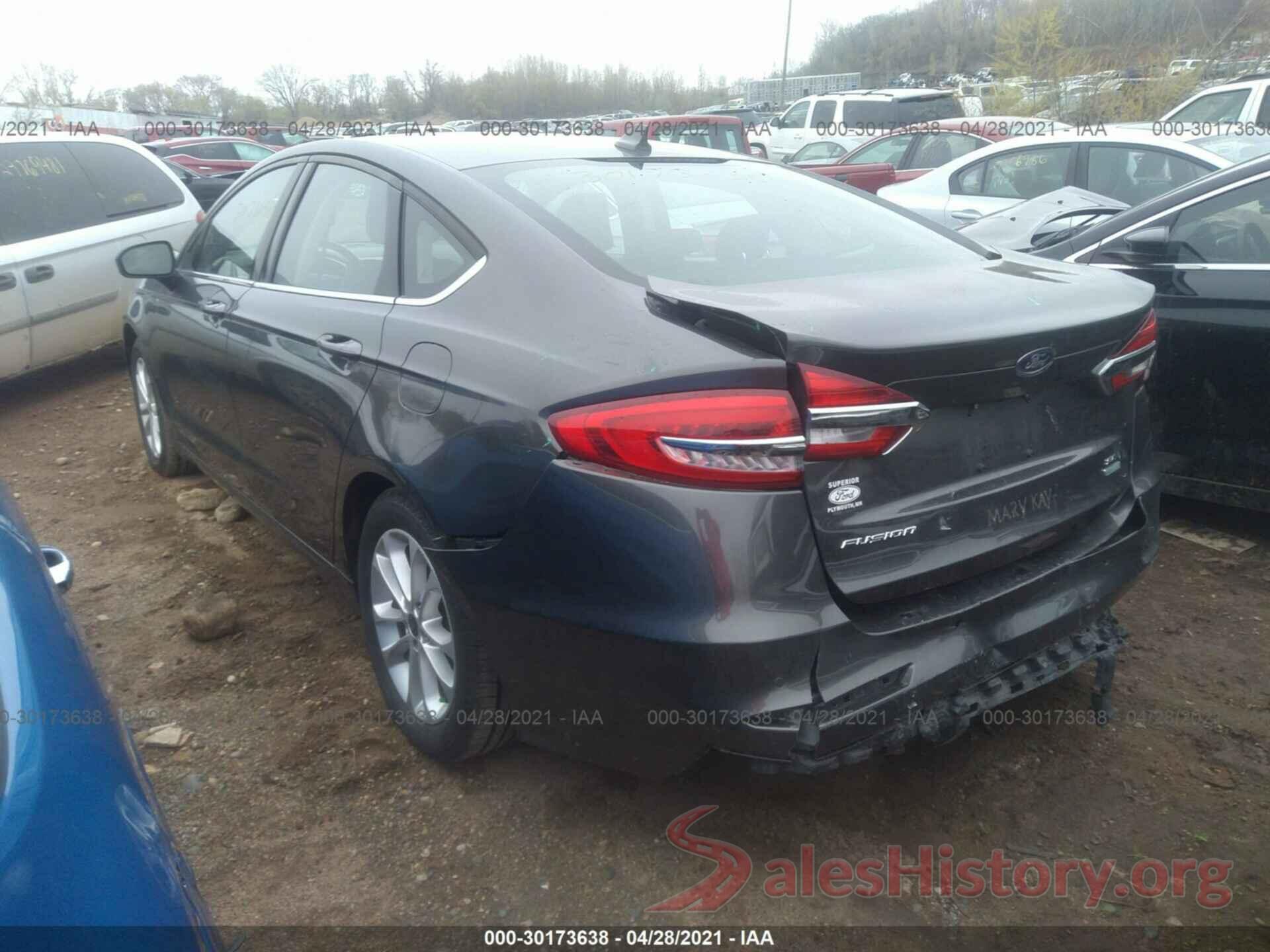 3FA6P0HD7KR180020 2019 FORD FUSION