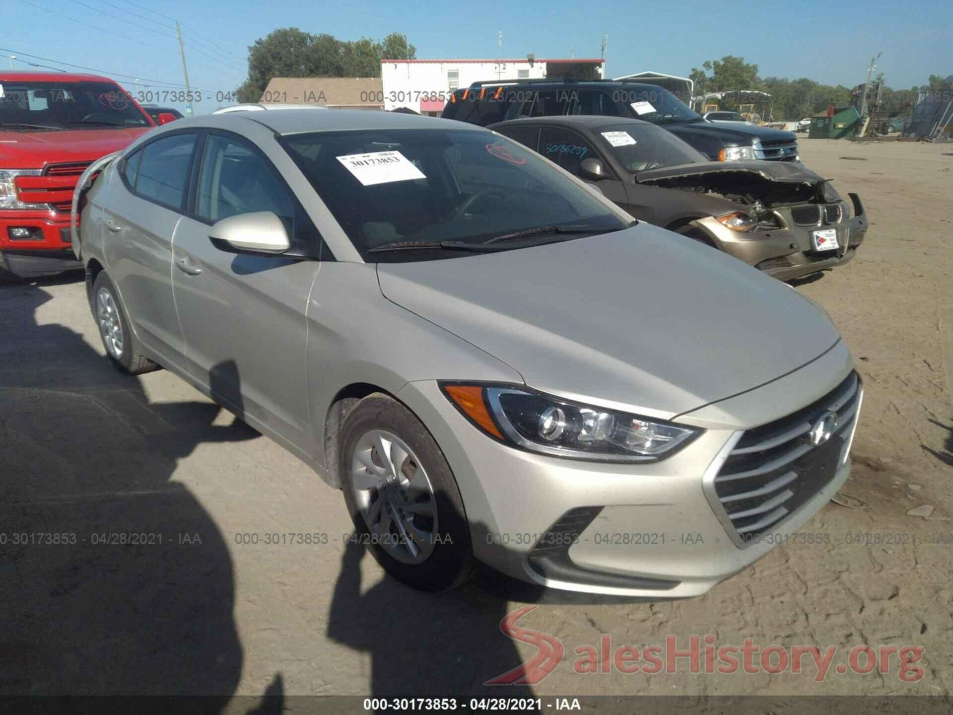 5NPD74LF8HH151025 2017 HYUNDAI ELANTRA