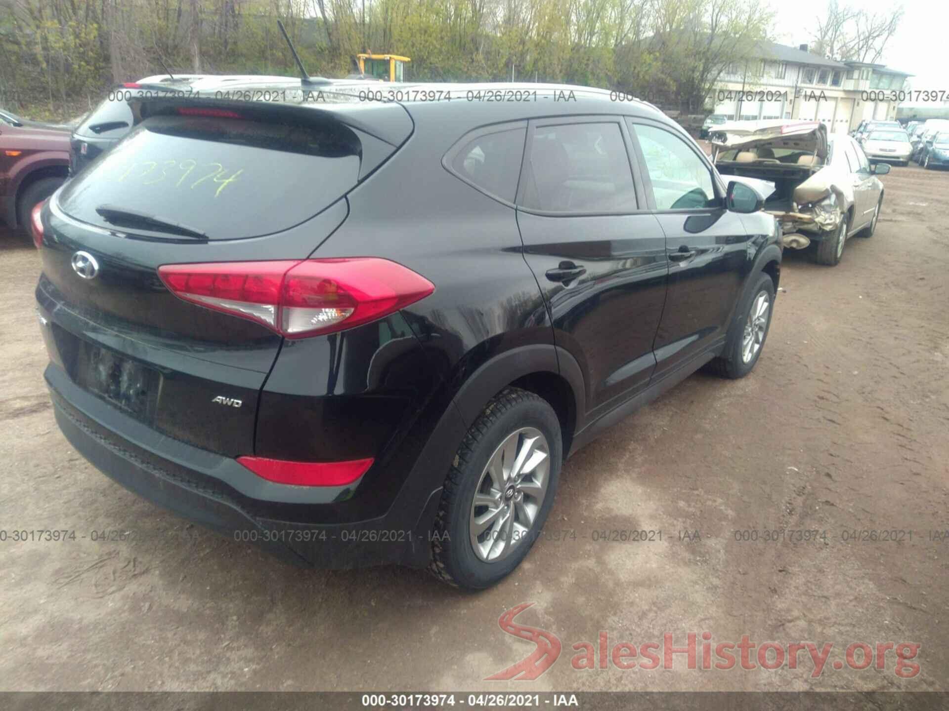 KM8J3CA42GU245816 2016 HYUNDAI TUCSON