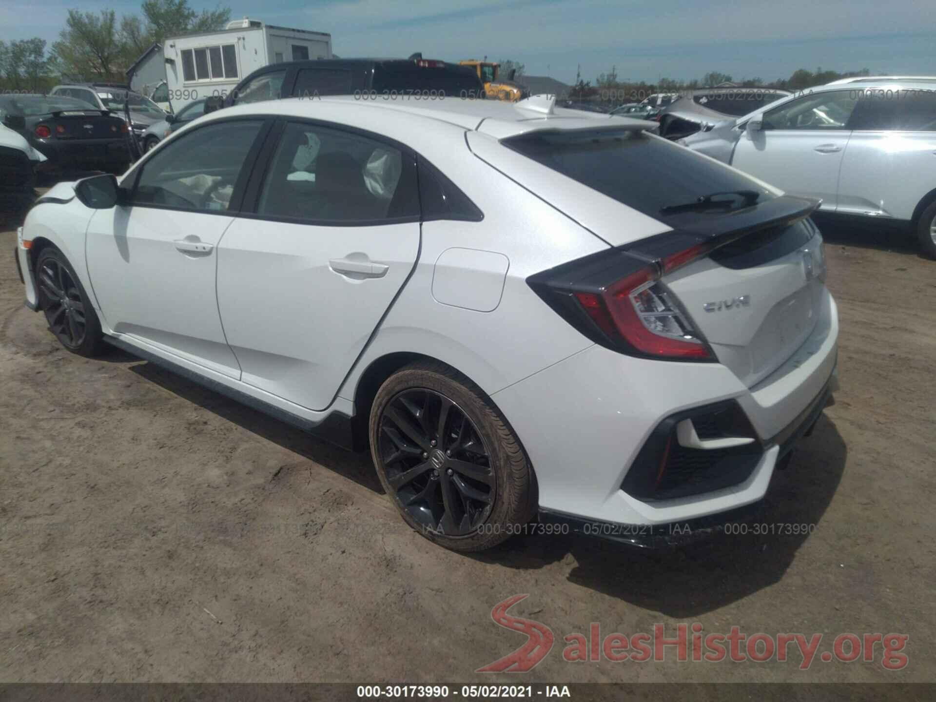 SHHFK7H44MU201362 2021 HONDA CIVIC HATCHBACK