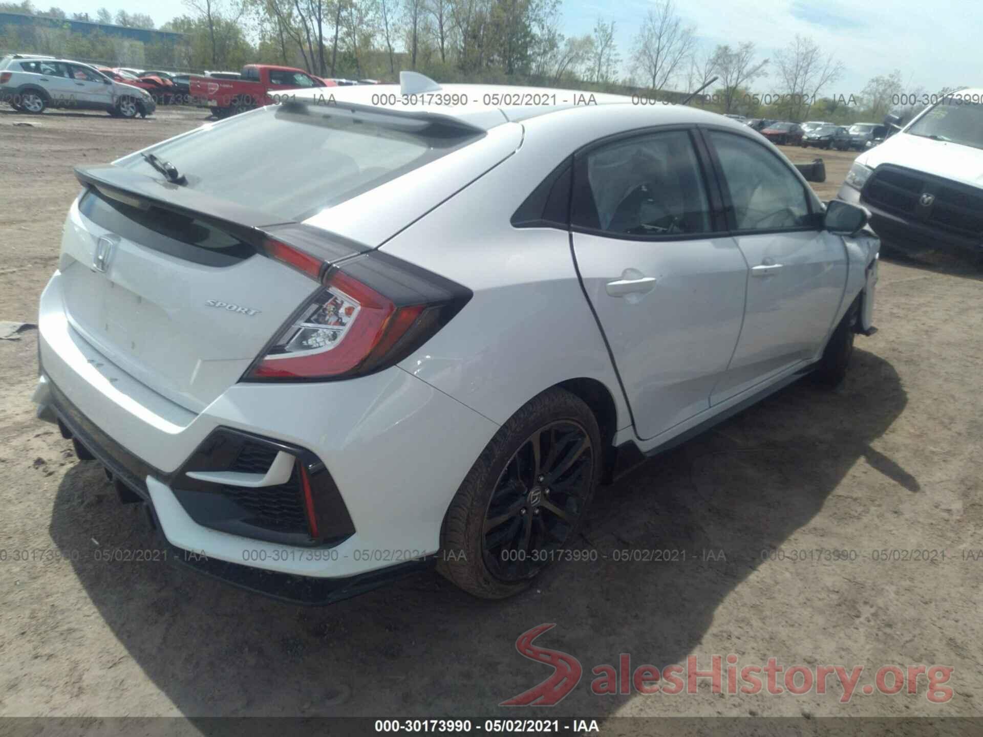 SHHFK7H44MU201362 2021 HONDA CIVIC HATCHBACK