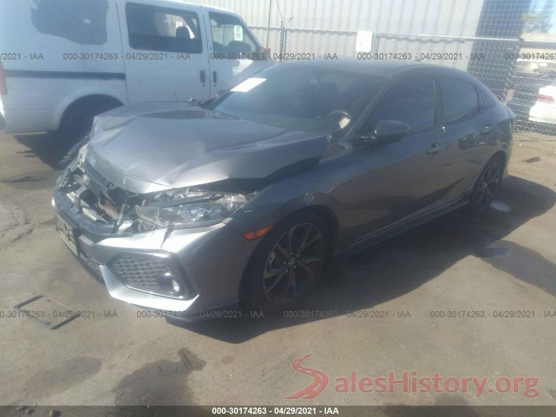 SHHFK7H41HU407504 2017 HONDA CIVIC HATCHBACK