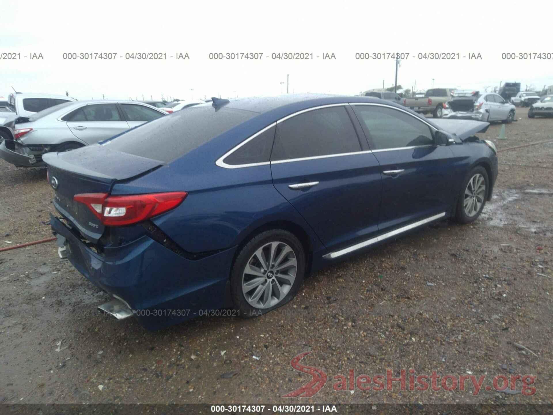 5NPE34AF4HH484874 2017 HYUNDAI SONATA