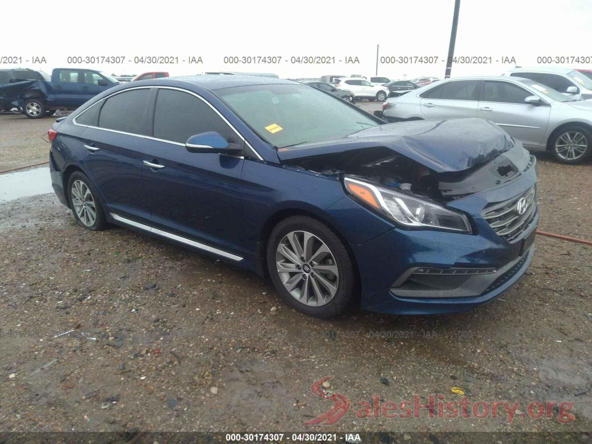 5NPE34AF4HH484874 2017 HYUNDAI SONATA