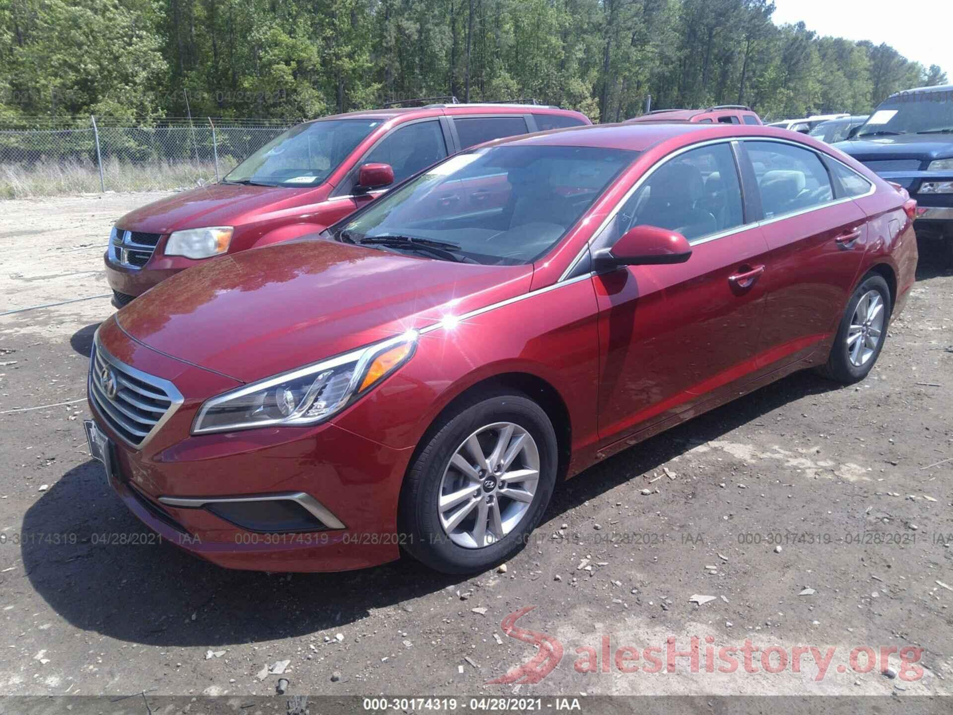 5NPE24AF8GH342688 2016 HYUNDAI SONATA