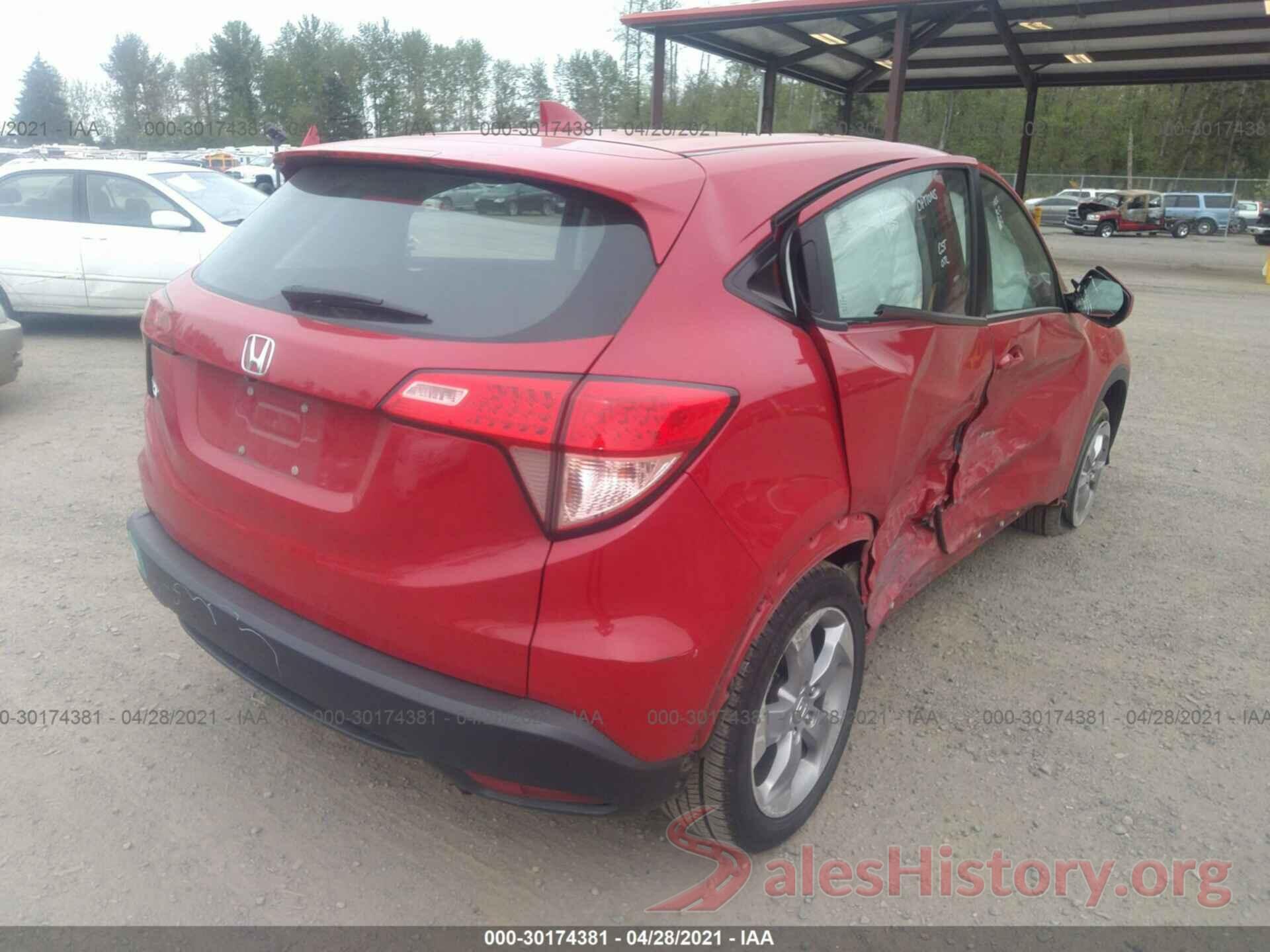 3CZRU5H31HM712186 2017 HONDA HR-V