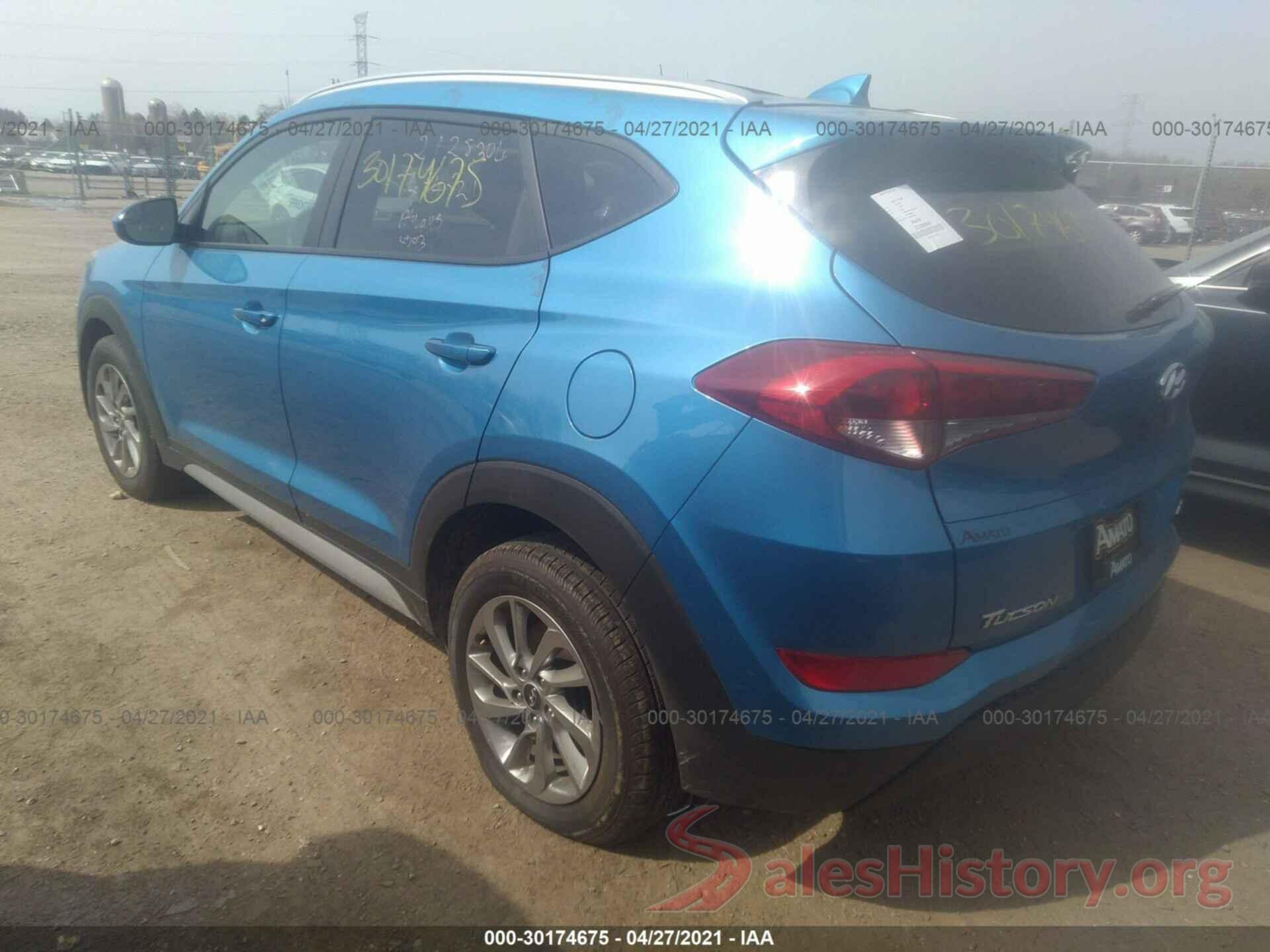 KM8J3CA45JU637356 2018 HYUNDAI TUCSON