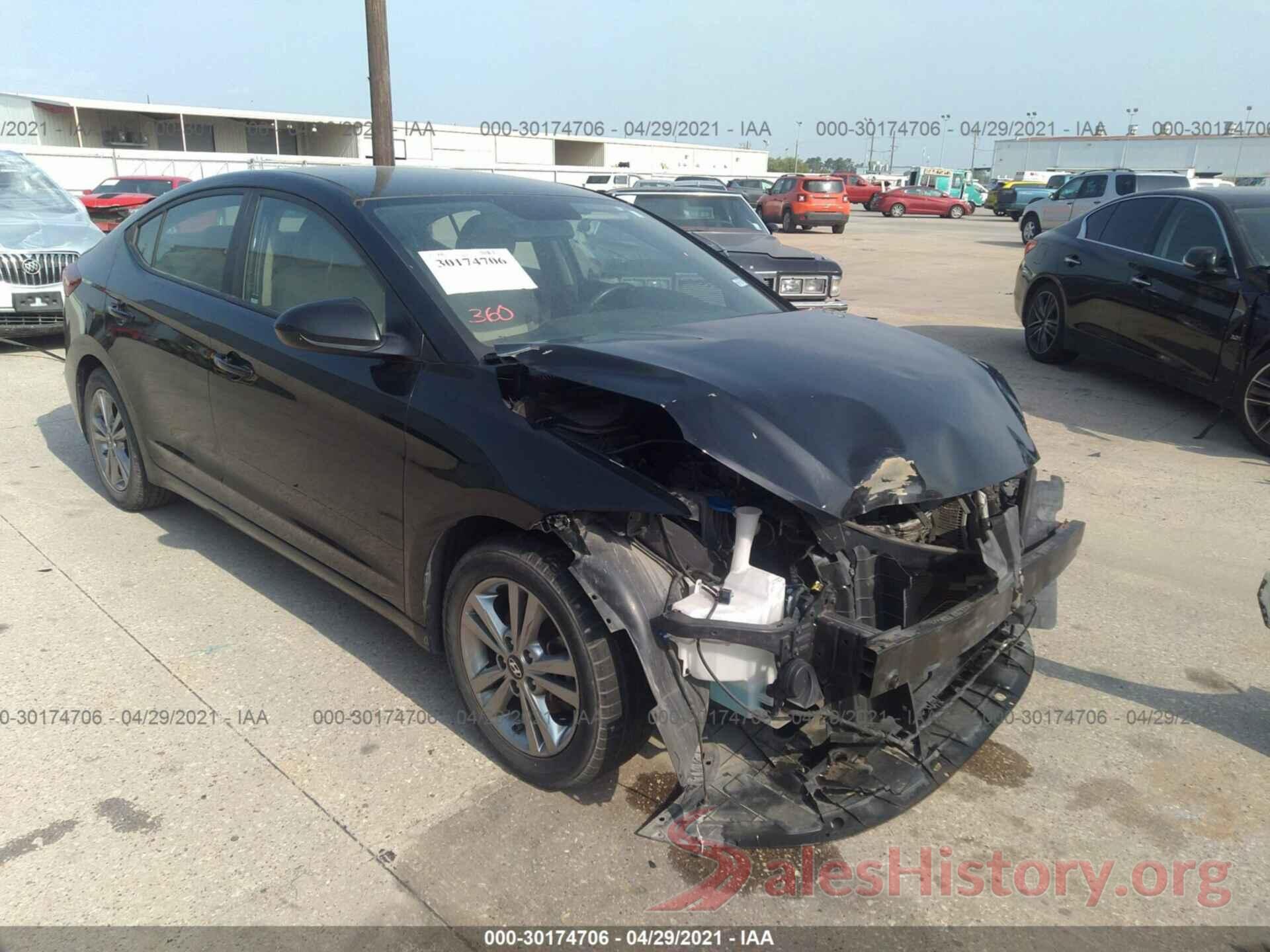 KMHD84LFXHU107283 2017 HYUNDAI ELANTRA