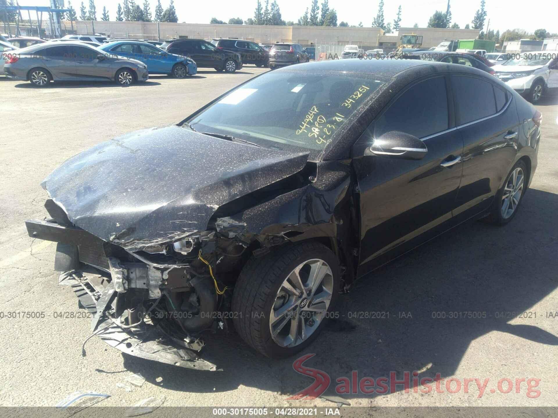 KMHD84LF7HU164234 2017 HYUNDAI ELANTRA