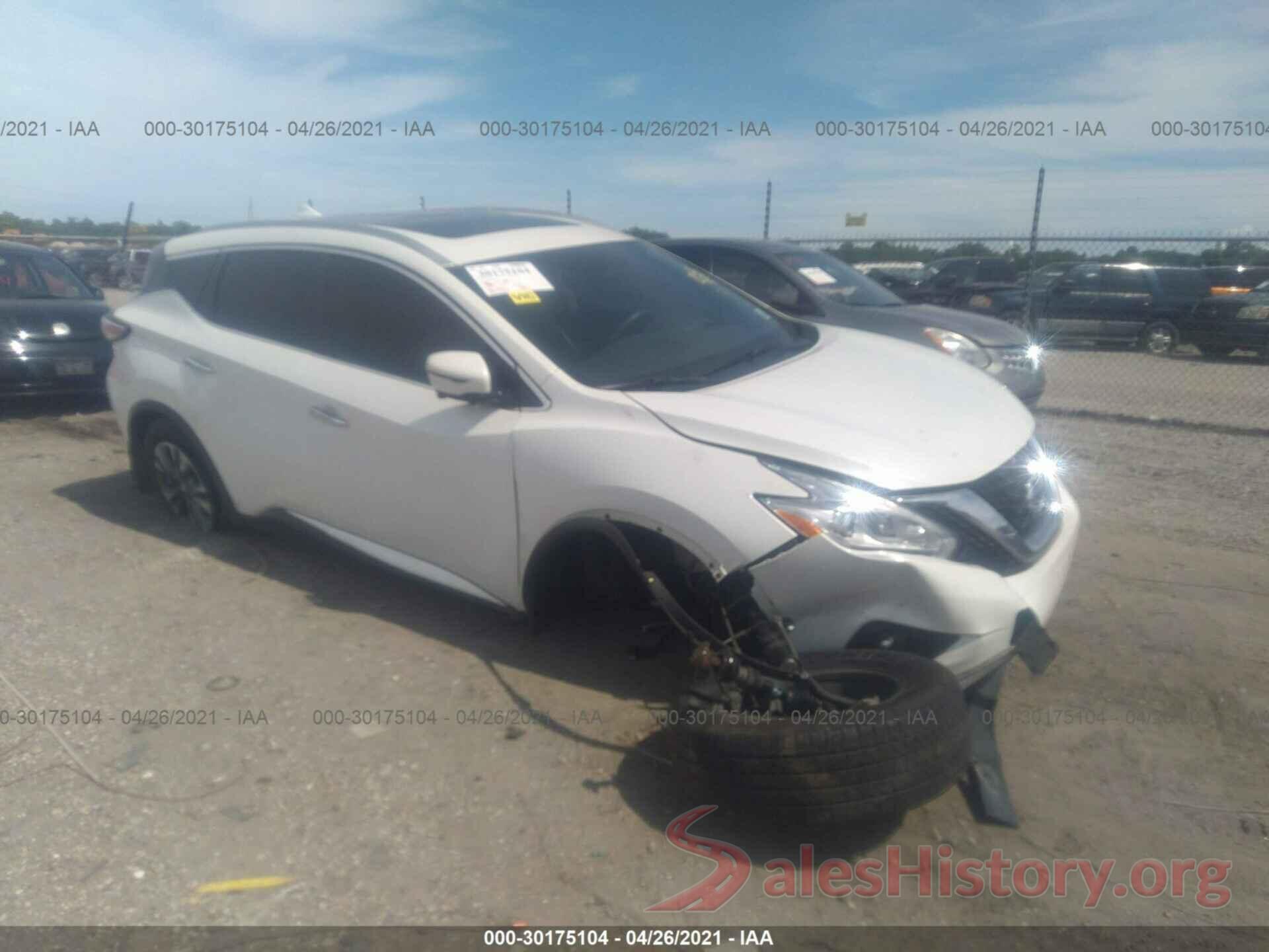 5N1AZ2MH3HN105258 2017 NISSAN MURANO