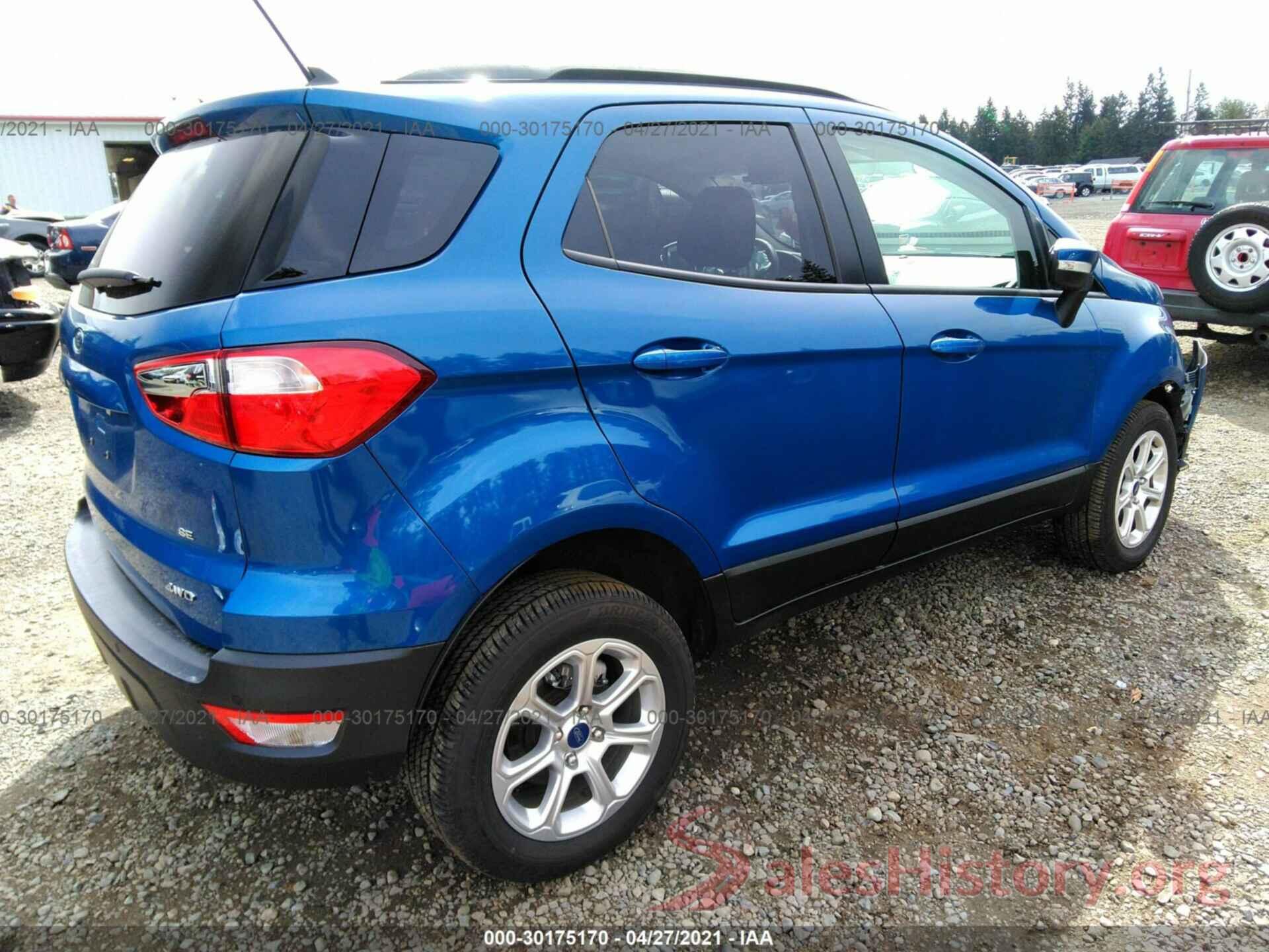 MAJ6S3GL4LC318279 2020 FORD ECOSPORT