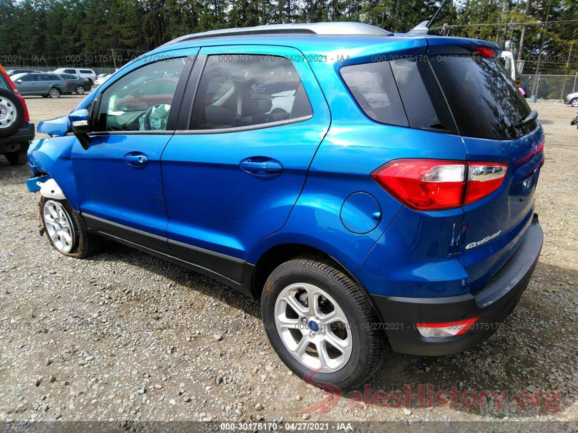 MAJ6S3GL4LC318279 2020 FORD ECOSPORT