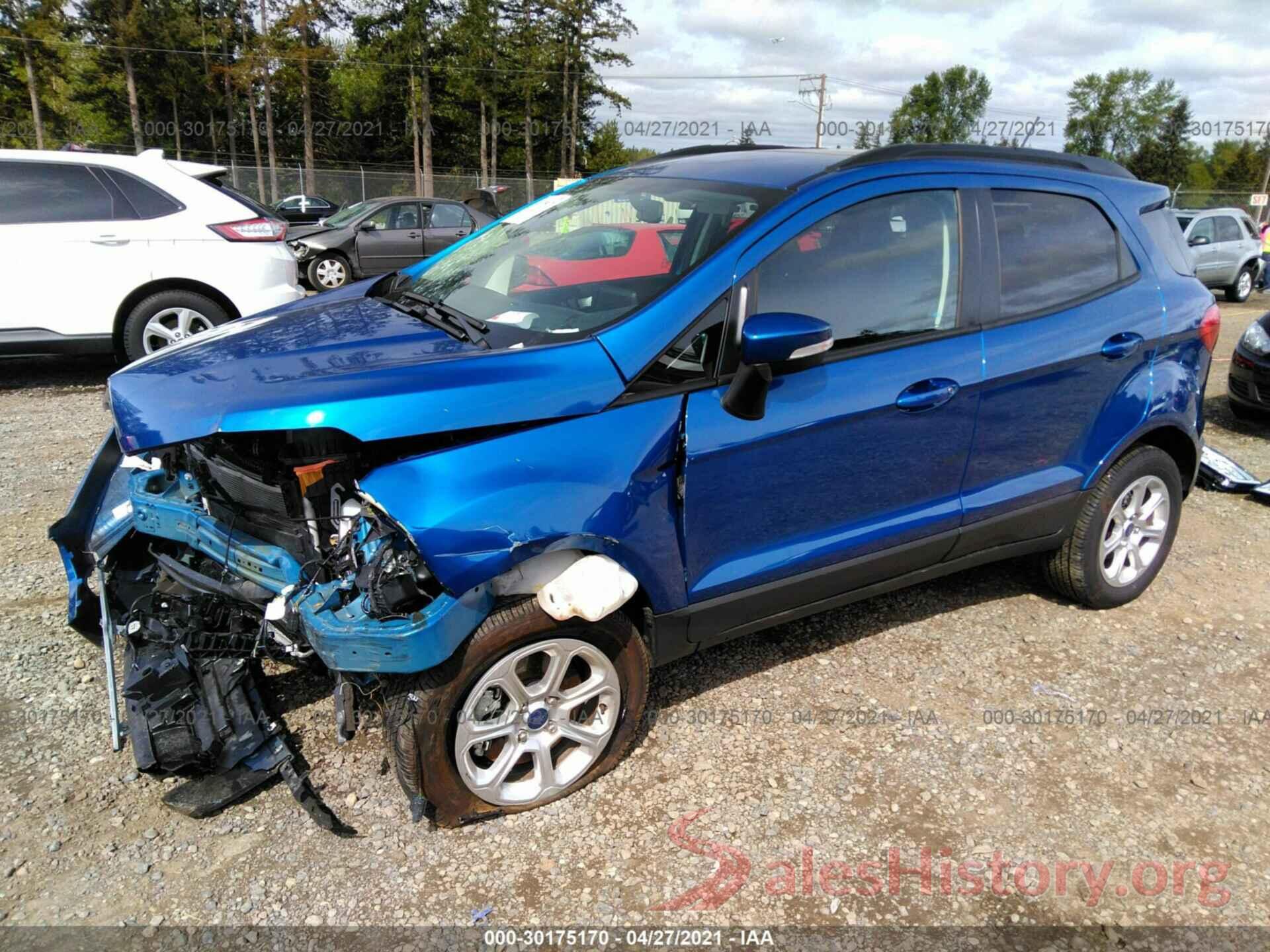 MAJ6S3GL4LC318279 2020 FORD ECOSPORT