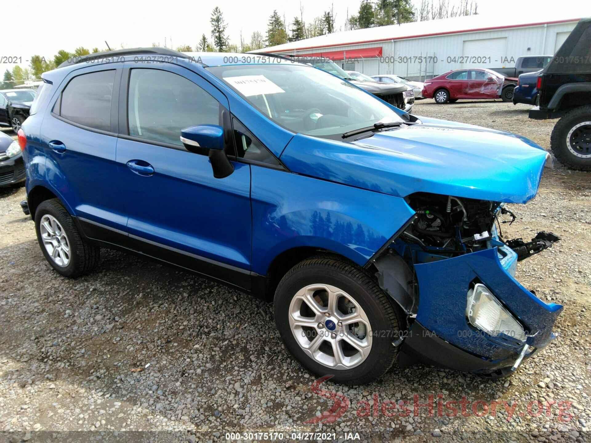 MAJ6S3GL4LC318279 2020 FORD ECOSPORT