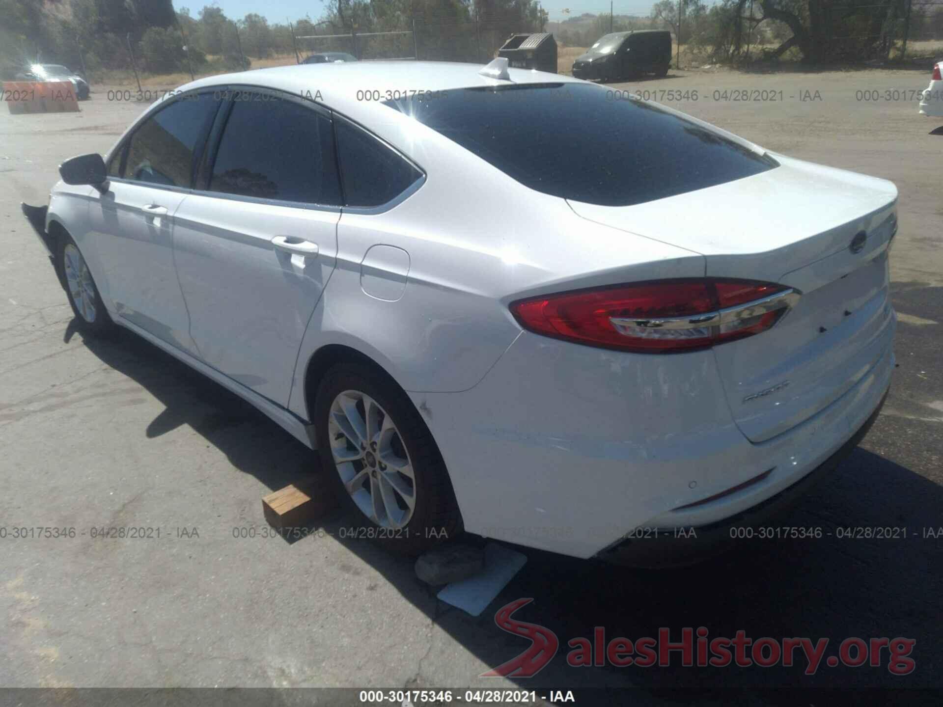 3FA6P0HD3KR173789 2019 FORD FUSION