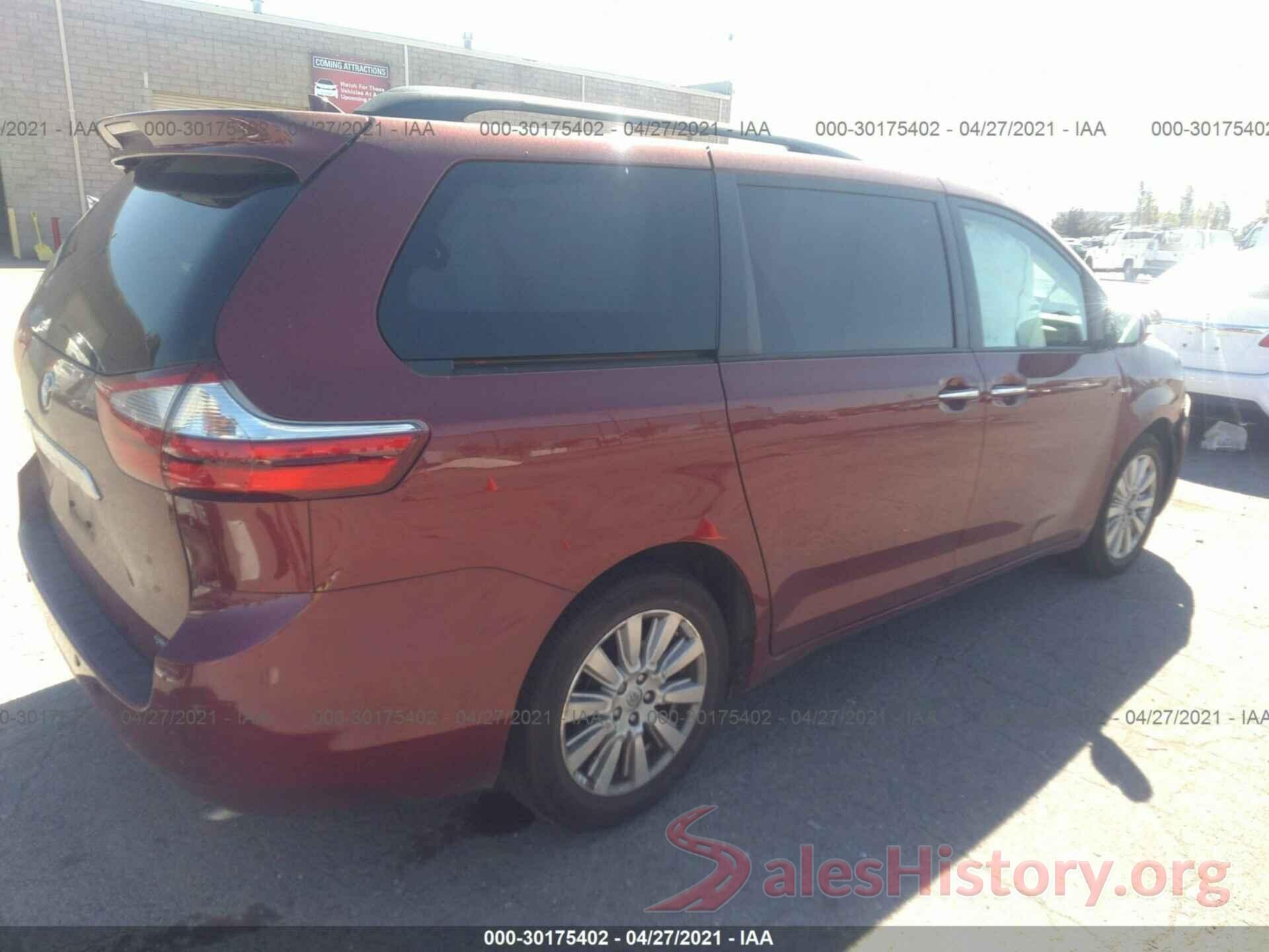 5TDDZ3DC4HS185157 2017 TOYOTA SIENNA