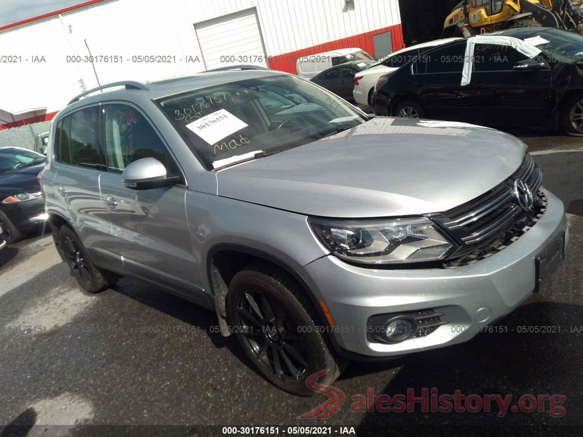 WVGBV7AX5GW607500 2016 VOLKSWAGEN TIGUAN