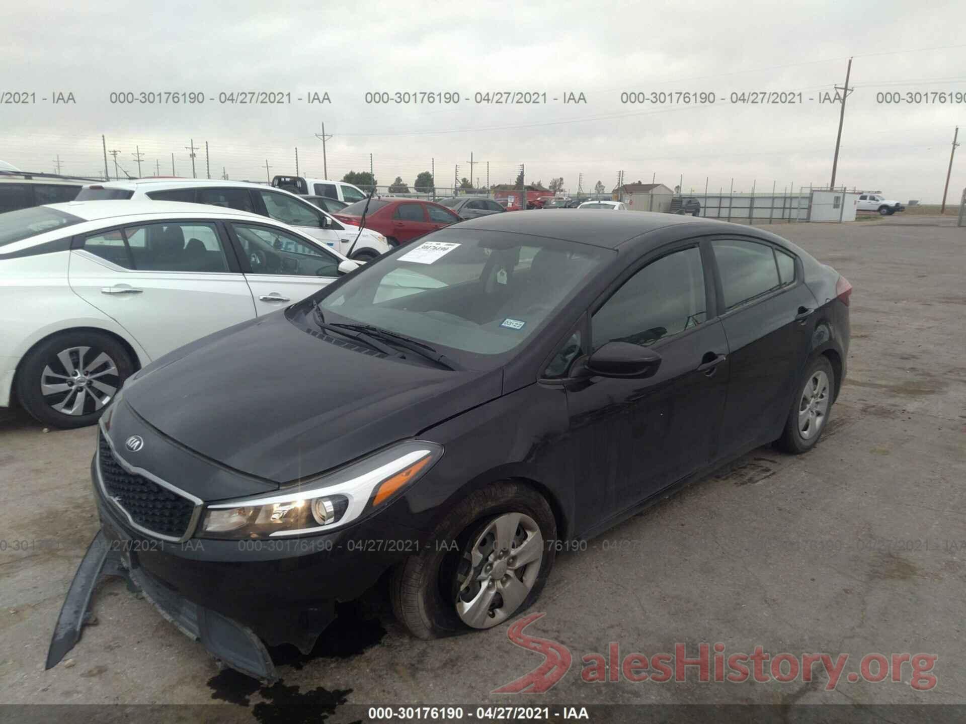 3KPFK4A74HE122175 2017 KIA FORTE