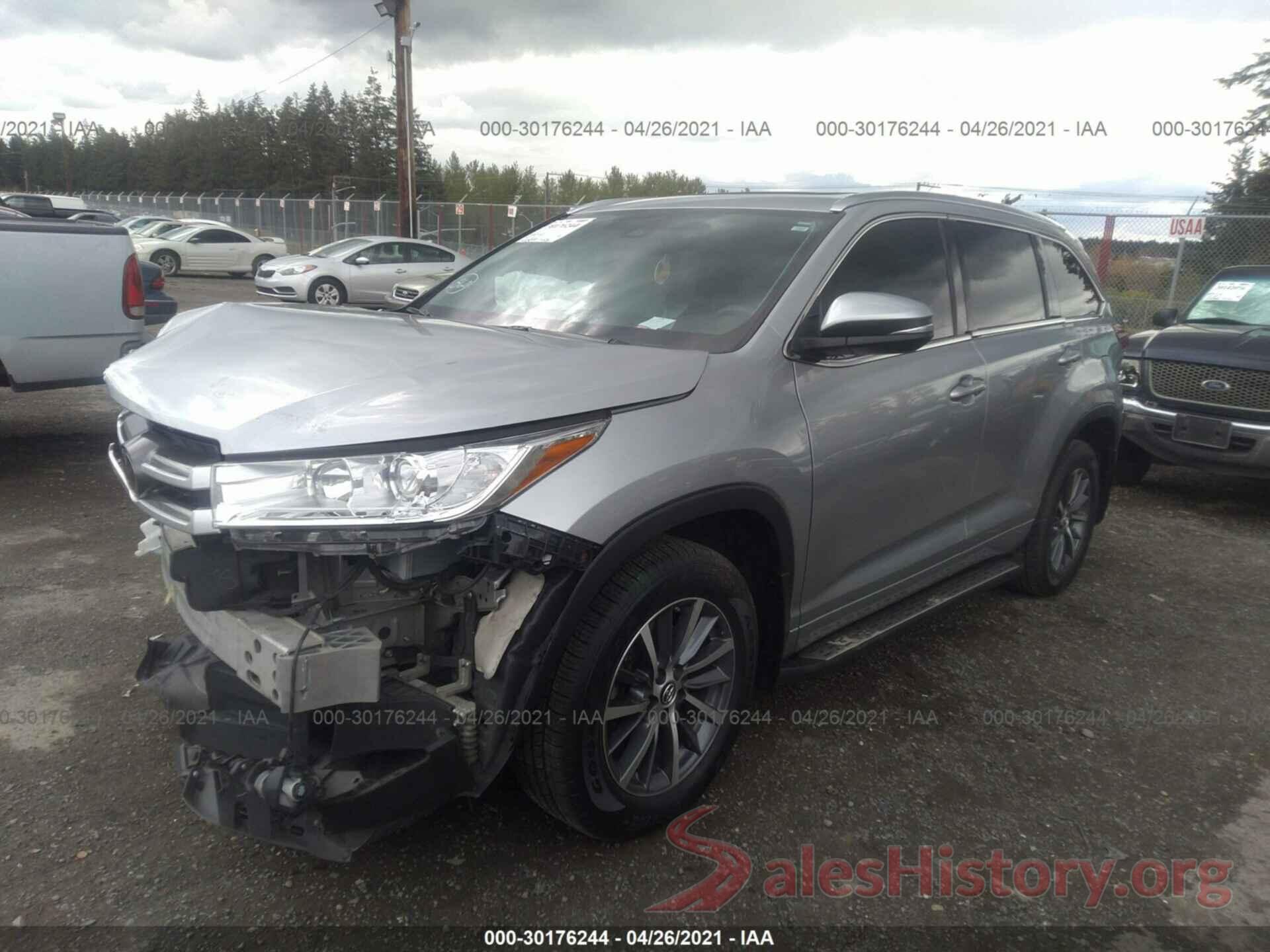 5TDJZRFH6JS862892 2018 TOYOTA HIGHLANDER