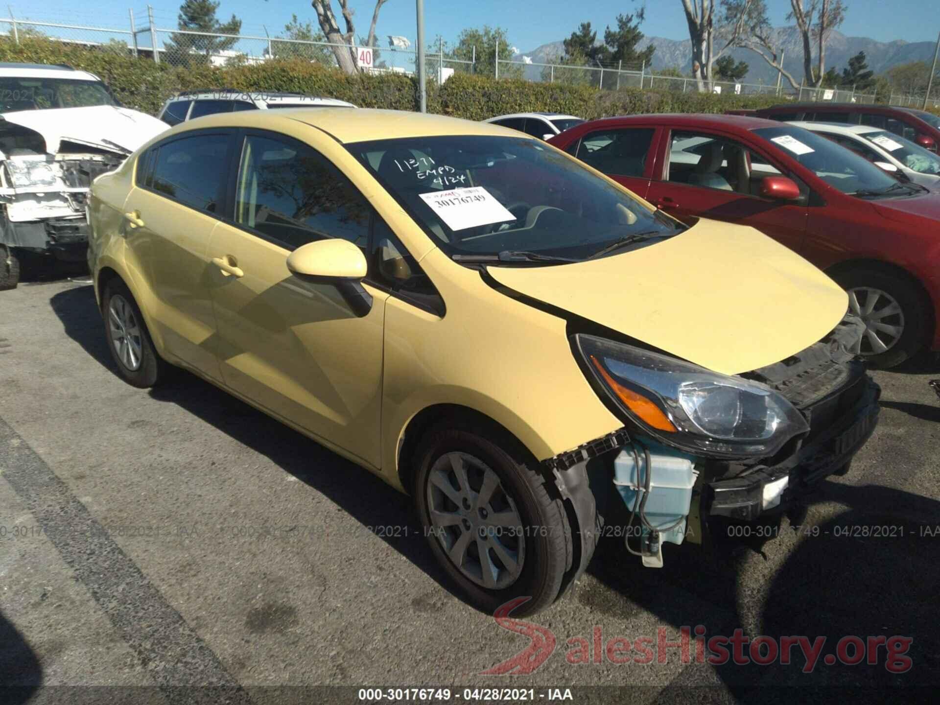 KNADM4A34G6645633 2016 KIA RIO