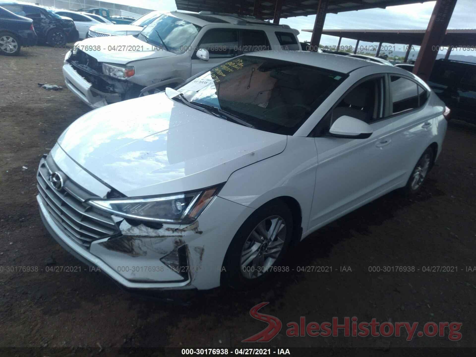 5NPD84LF7LH600720 2020 HYUNDAI ELANTRA