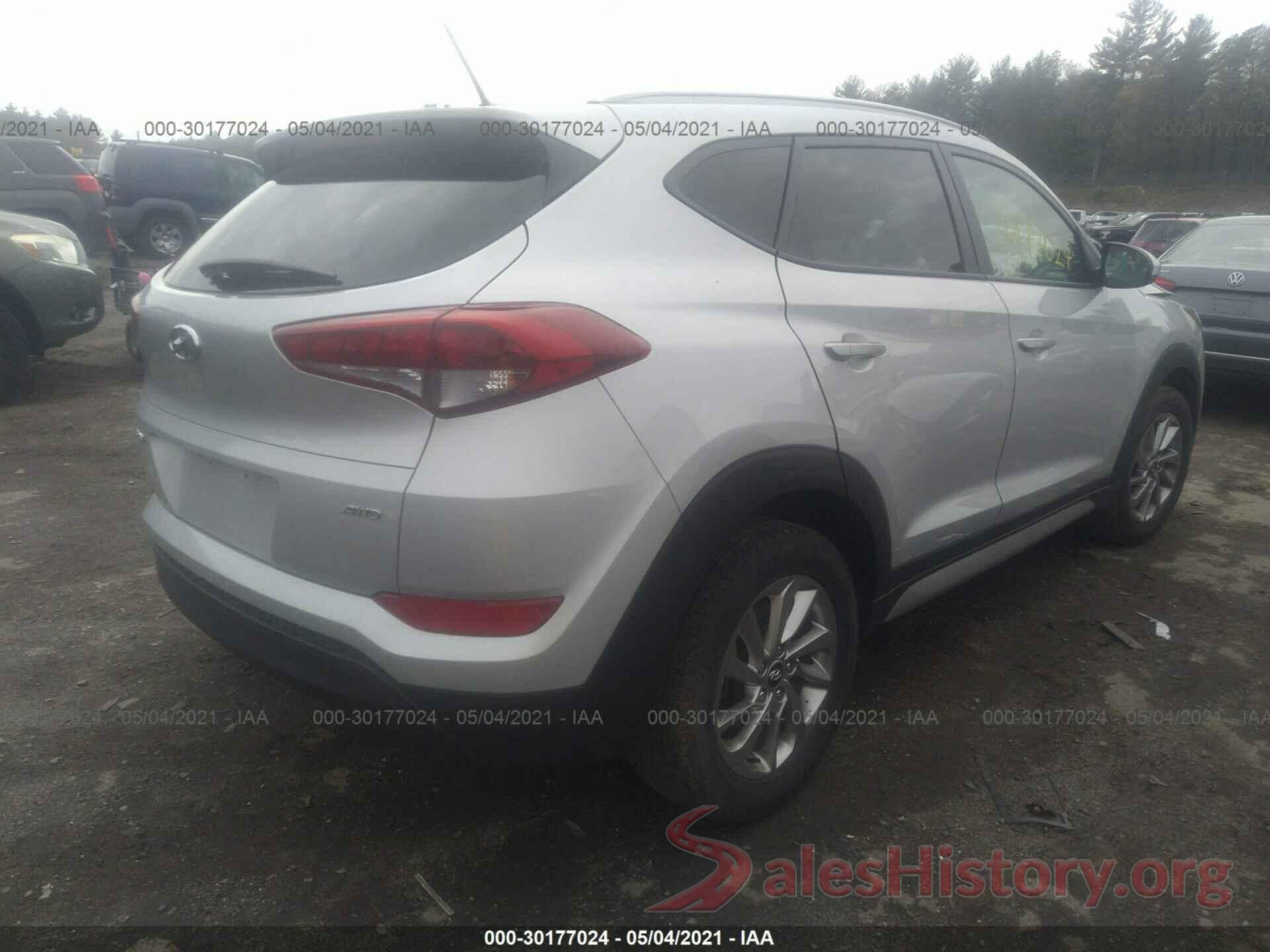 KM8J3CA44HU427129 2017 HYUNDAI TUCSON