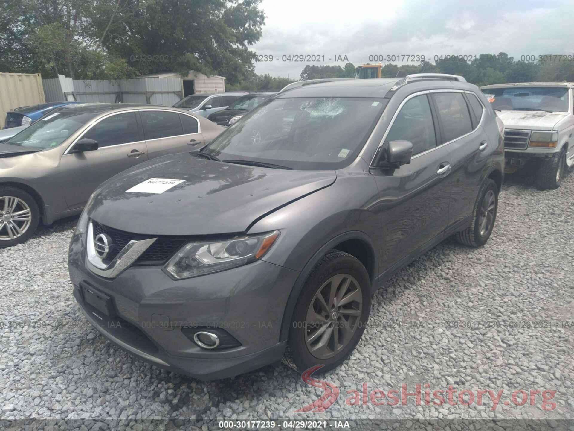 5N1AT2MV6GC784685 2016 NISSAN ROGUE