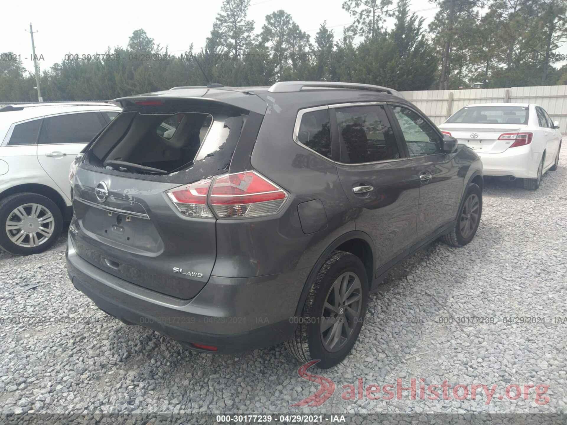 5N1AT2MV6GC784685 2016 NISSAN ROGUE