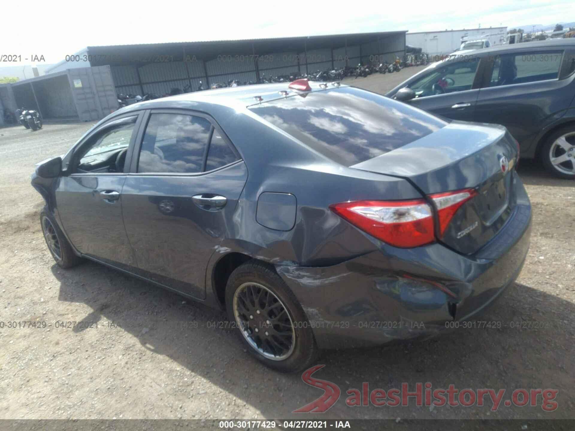 5YFBURHE8GP389097 2016 TOYOTA COROLLA